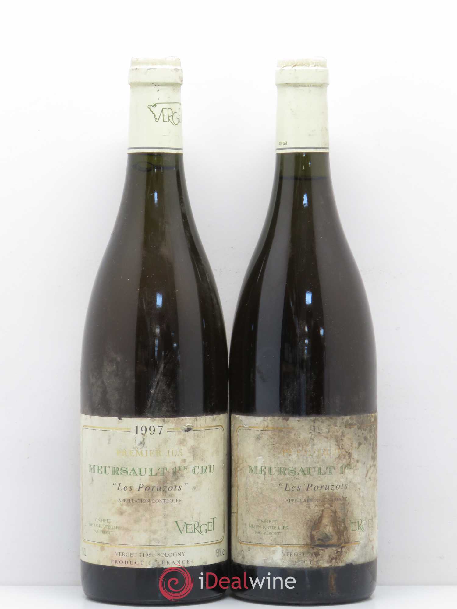 Meursault 1er Cru Poruzot Verget 1997 - Posten von 2 Flaschen - 0