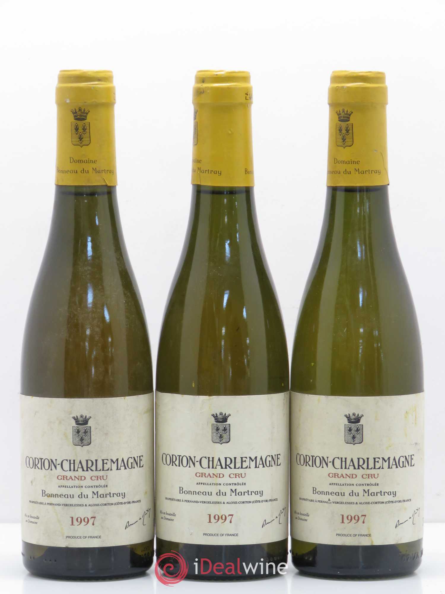 Corton-Charlemagne Grand Cru Bonneau du Martray (Domaine) 1997 - Posten von 6 Demi-Flaschen - 2