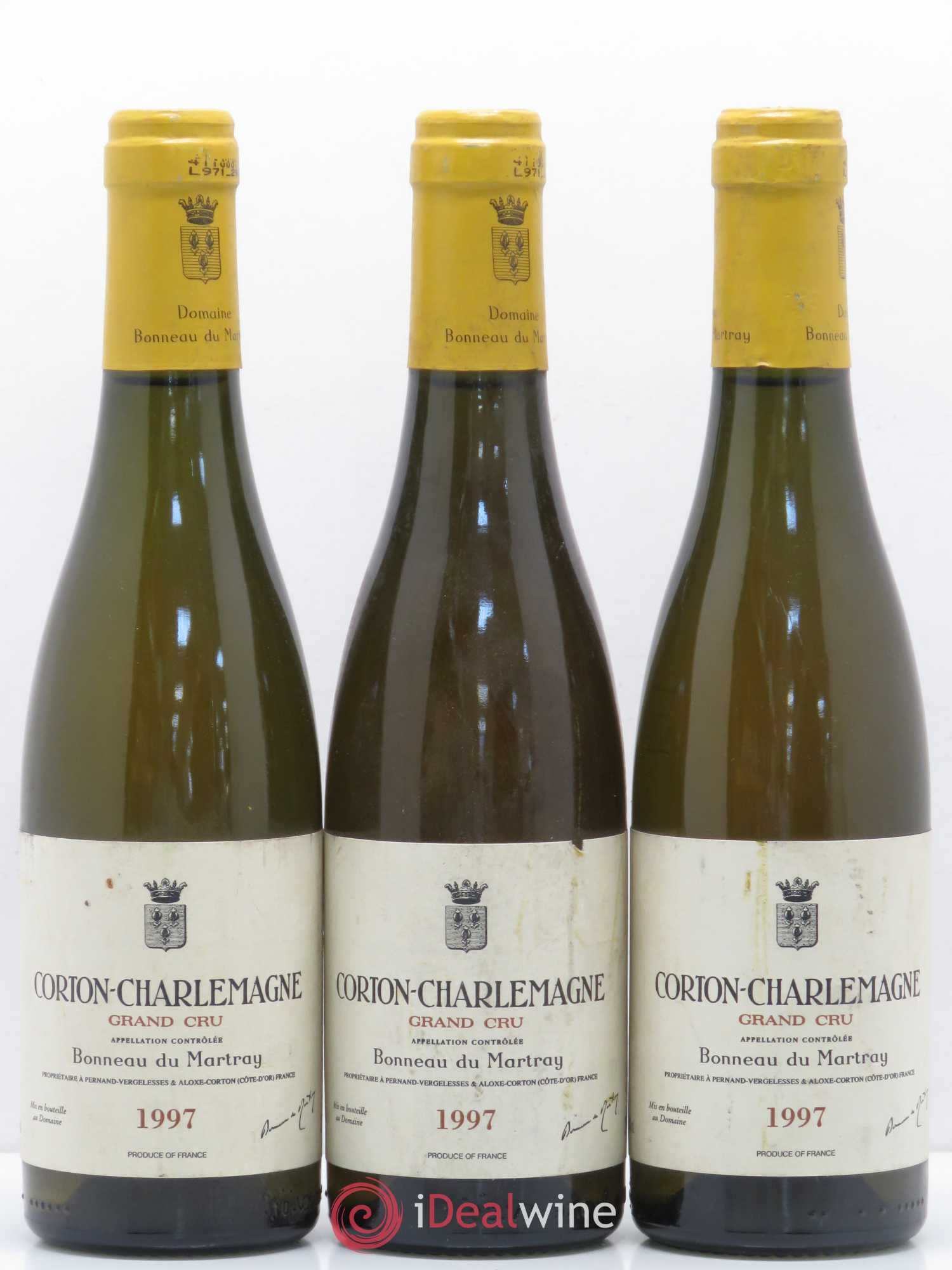 Corton-Charlemagne Grand Cru Bonneau du Martray (Domaine) 1997 - Lot de 6 demi bouteilles - 2