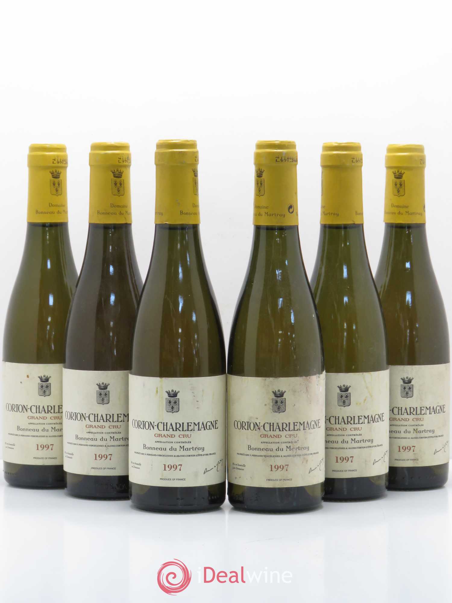 Corton-Charlemagne Grand Cru Bonneau du Martray (Domaine) 1997 - Lot de 6 demi bouteilles - 0