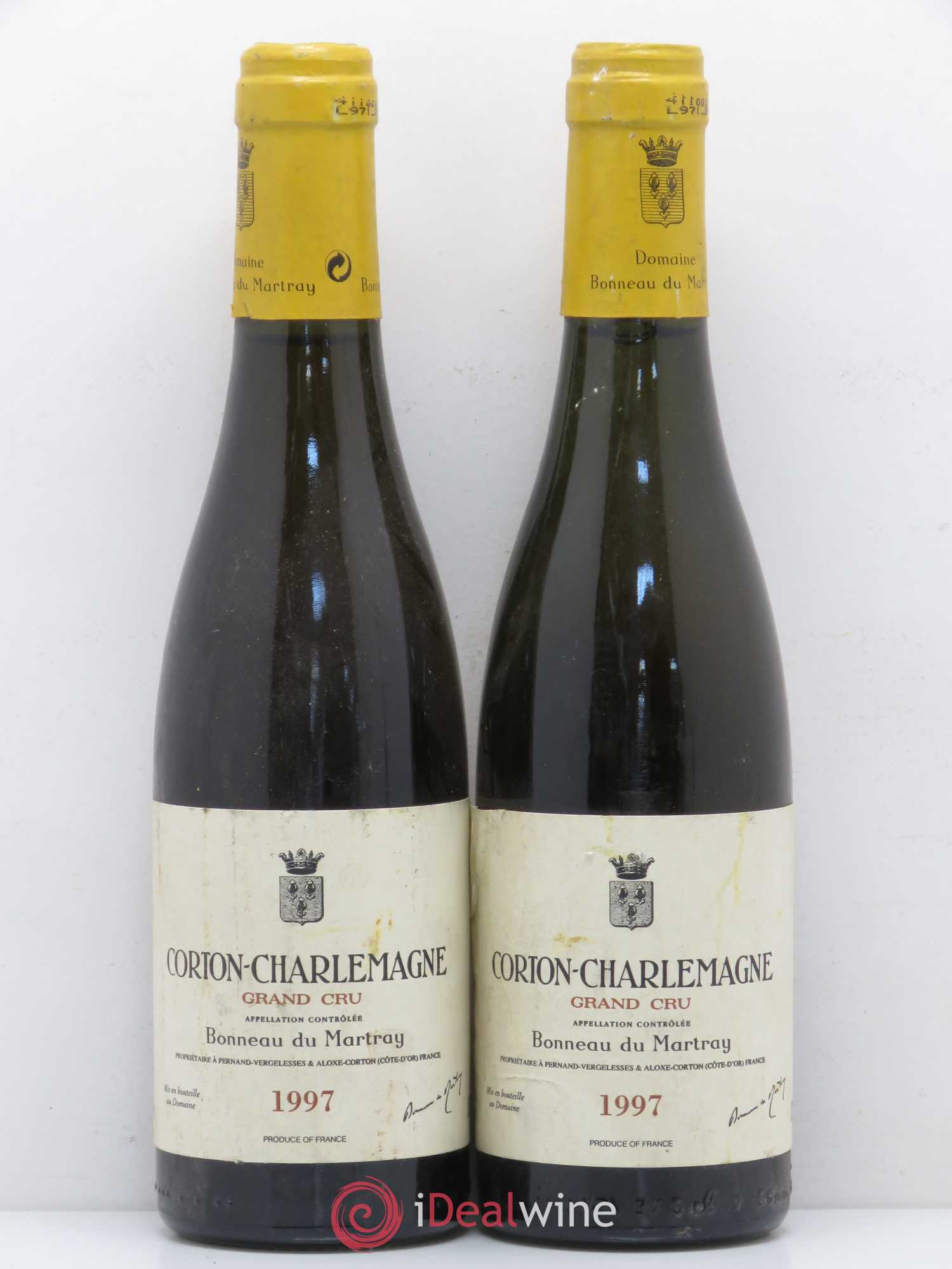 Corton-Charlemagne Grand Cru Bonneau du Martray (Domaine) 1997 - Lot de 2 demi bouteilles - 0