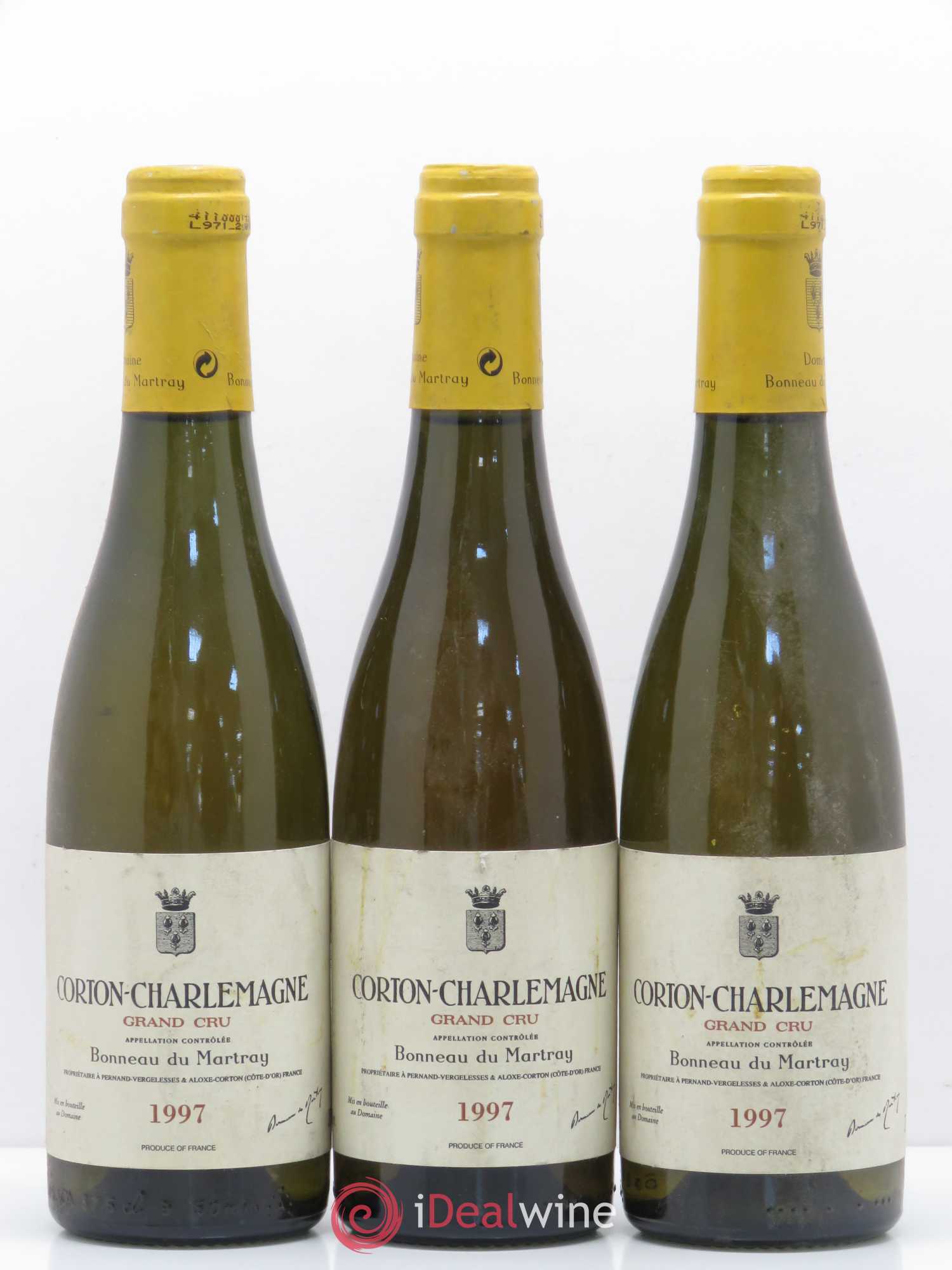 Corton-Charlemagne Grand Cru Bonneau du Martray (Domaine) 1997 - Lot de 12 demi bouteilles - 1