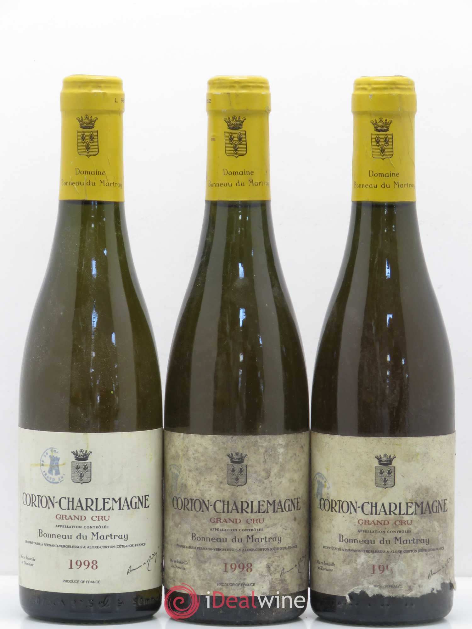 Corton-Charlemagne Grand Cru Bonneau du Martray (Domaine) 1998 - Lot de 6 demi bouteilles - 2