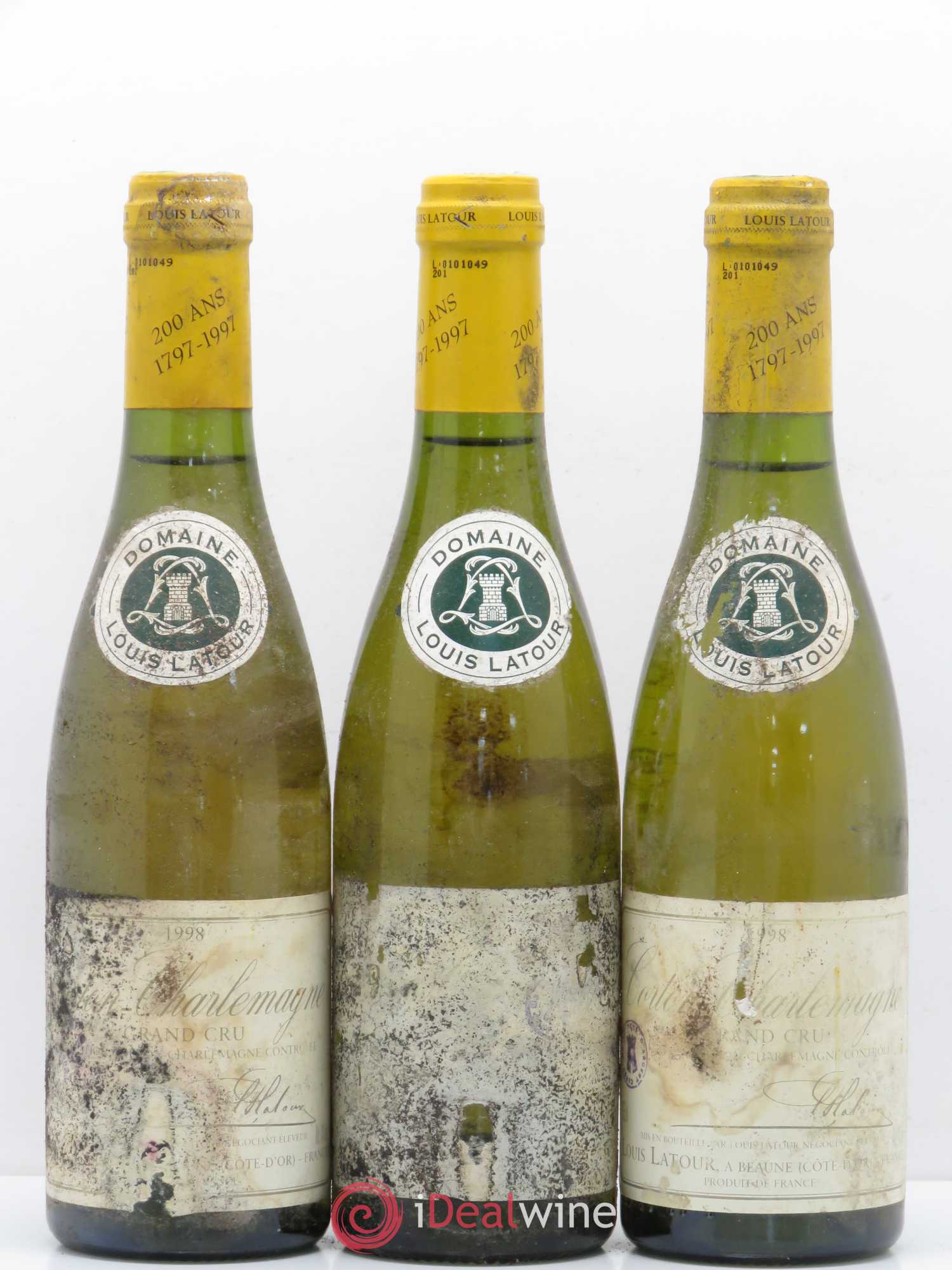 Corton-Charlemagne Grand Cru Louis Latour 1998 - Lot de 12 demi bouteilles - 4