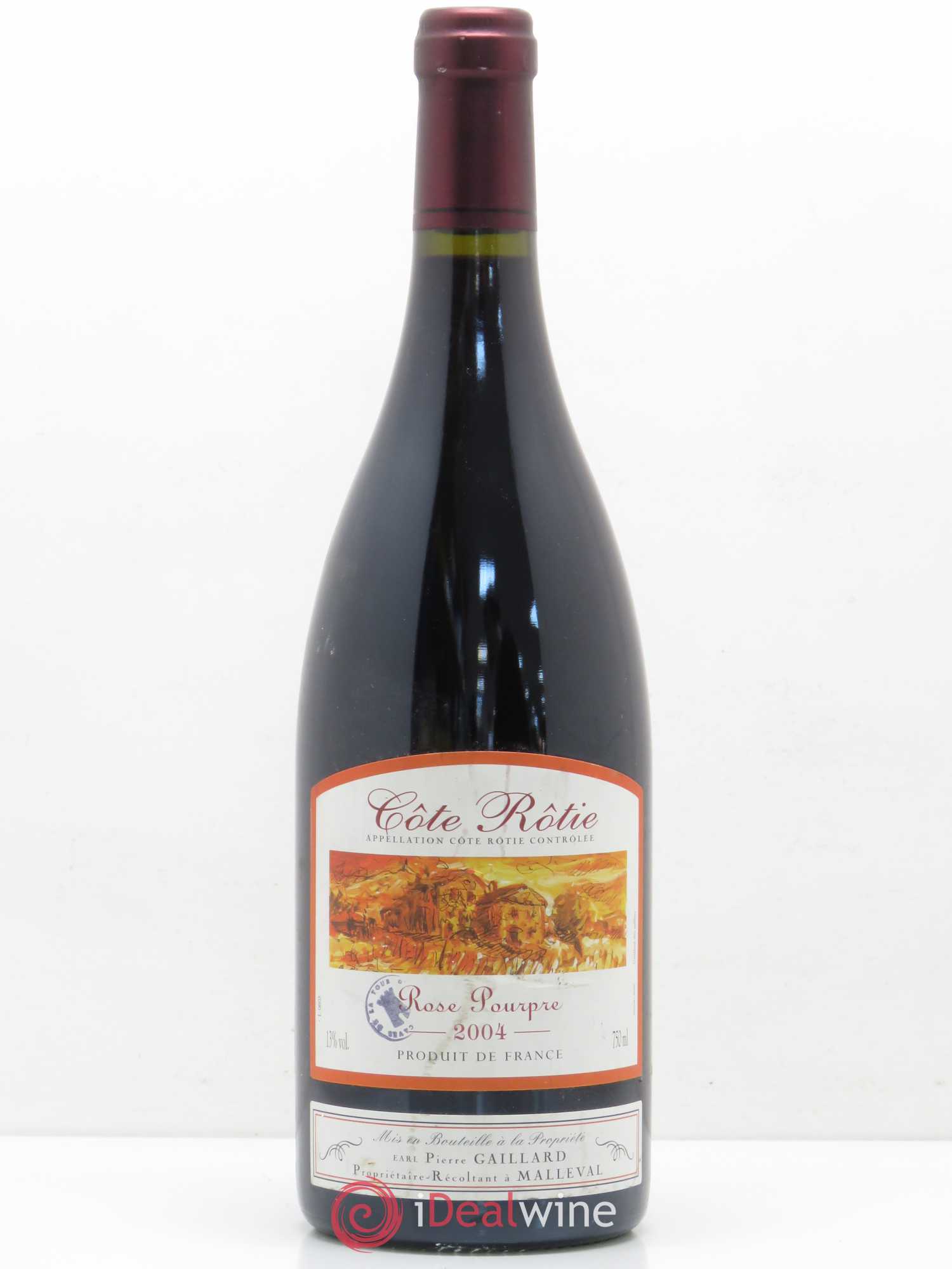 Côte-Rôtie Rose Pourpre Pierre Gaillard 2004 - Lot de 1 bouteille - 0