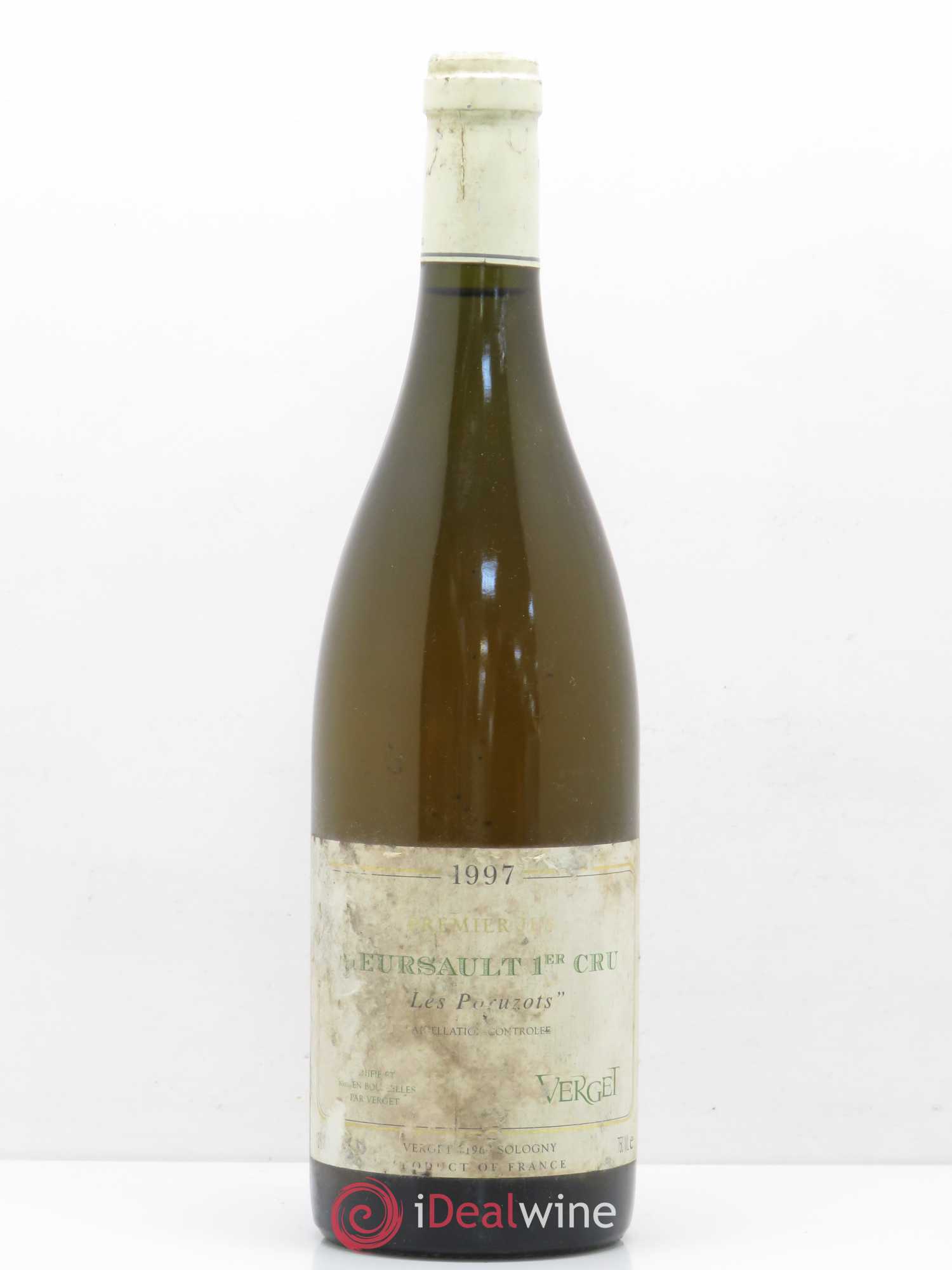 Meursault 1er Cru Les Poruzots Verget 1997 - Posten von 1 Flasche - 0
