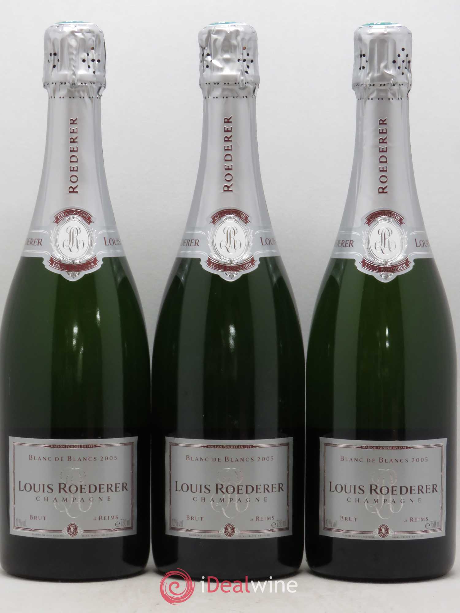 Blanc de Blancs Brut Louis Roederer 2005 - Lot de 3 bouteilles - 0