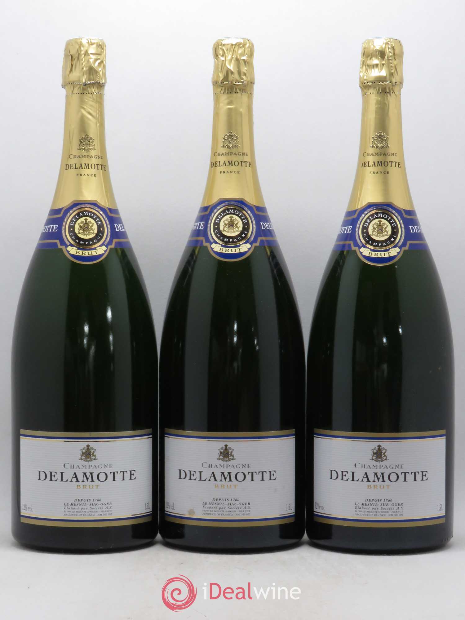 Champagne Delamotte - Posten von 3 Magnum - 0