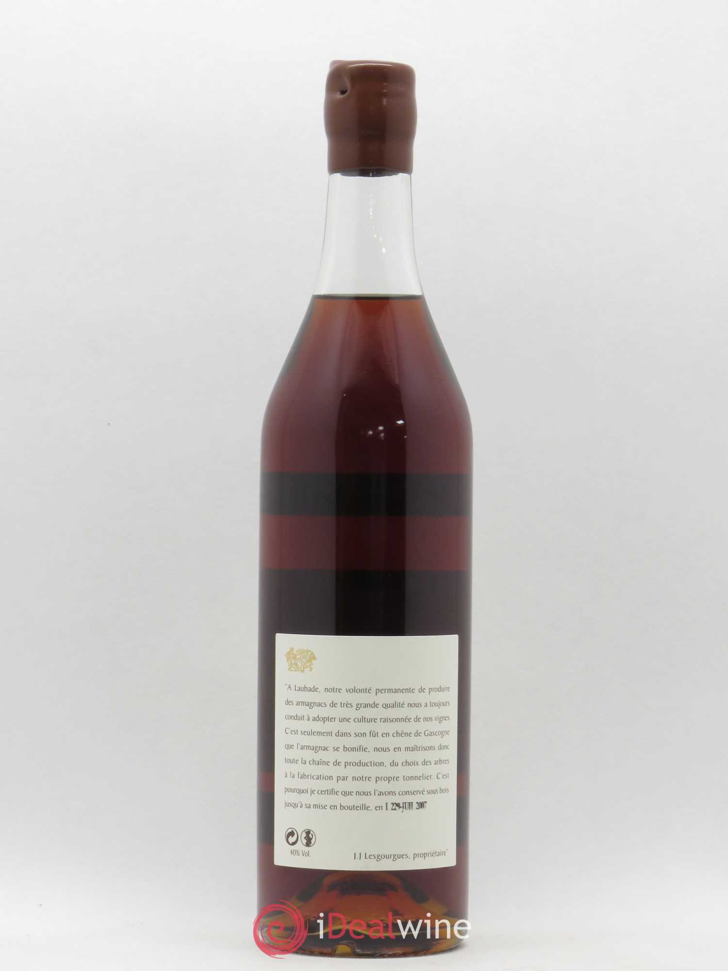 Bas-Armagnac Château de Laubade 1973 - Lot de 1 bouteille - 1