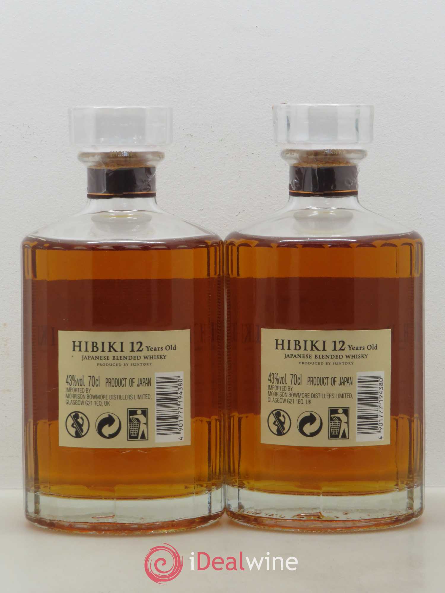 Whisky Hibiki 12 ans - Posten von 2 Flaschen - 1