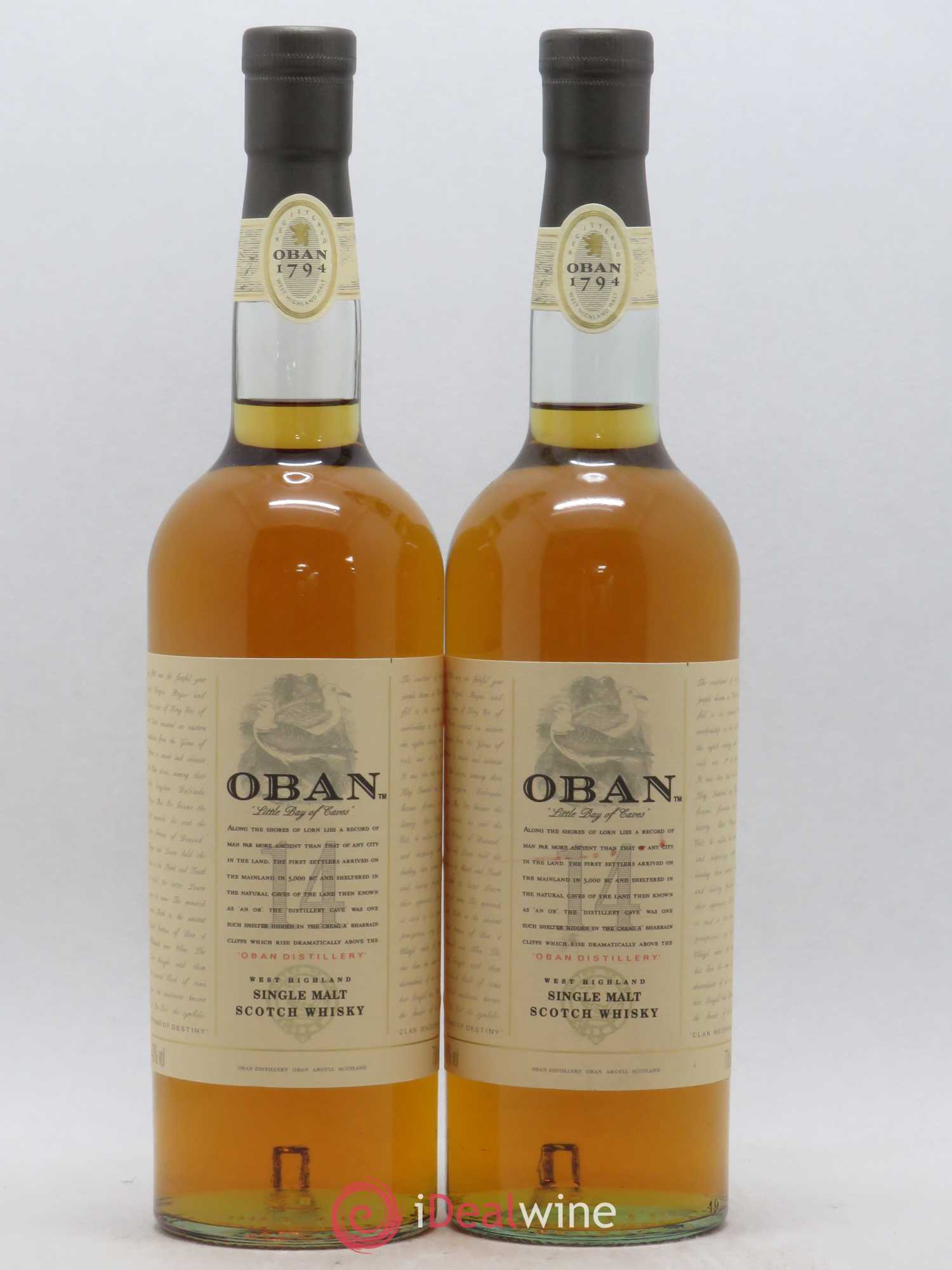 Whisky Single Malt Oban 14 ans - Posten von 2 Flaschen - 0