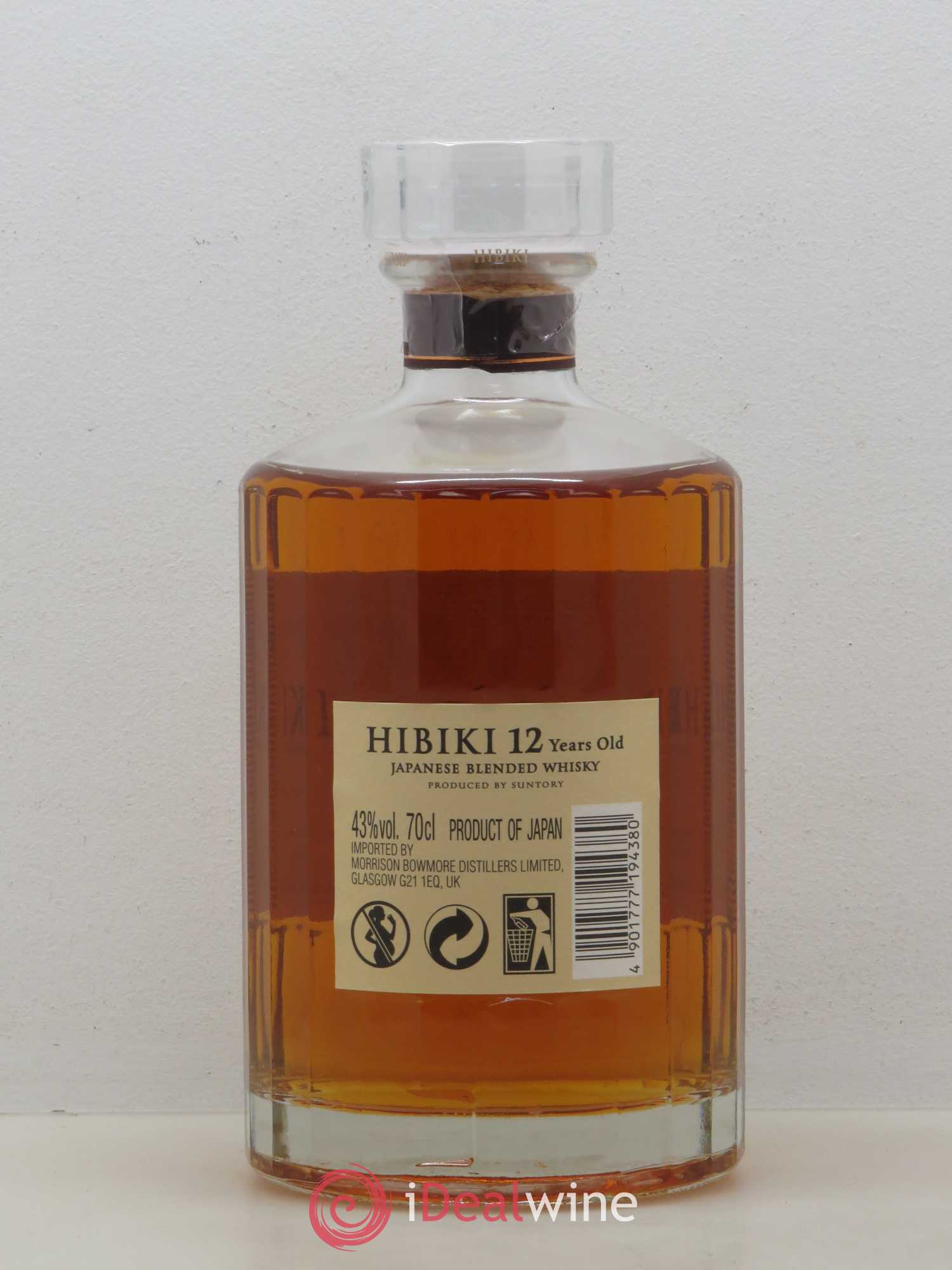 Whisky Hibiki 12 ans - Posten von 1 Flasche - 1
