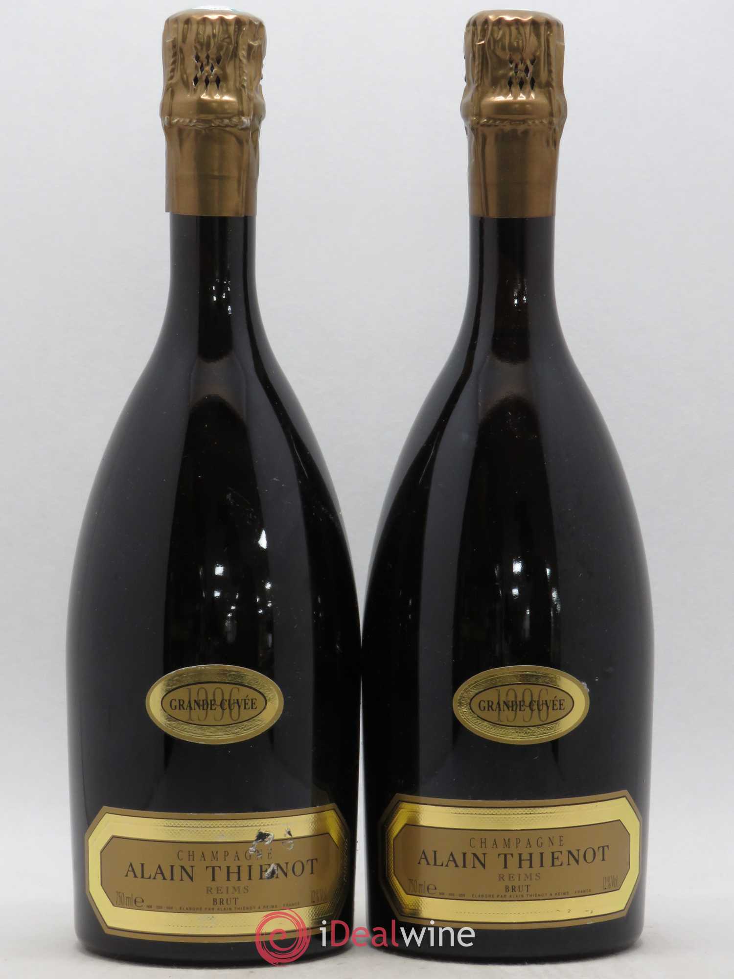 Champagne Grande Cuvée Alain Thiénot 1996 - Posten von 2 Flaschen - 0