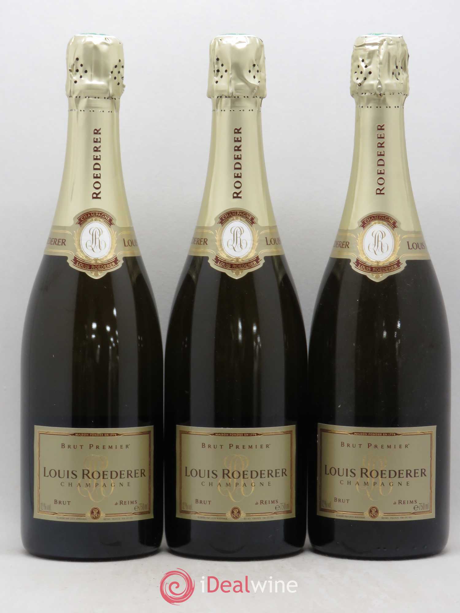 Premier Brut Louis Roederer - Lot de 3 bouteilles - 0