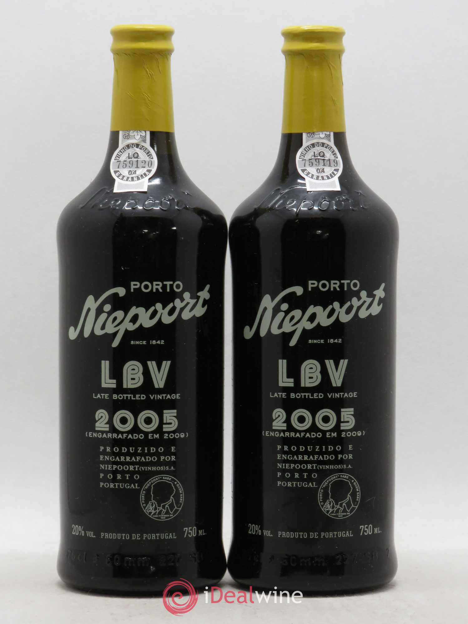 Porto Nieport LBV 2005 - Posten von 2 Flaschen - 0