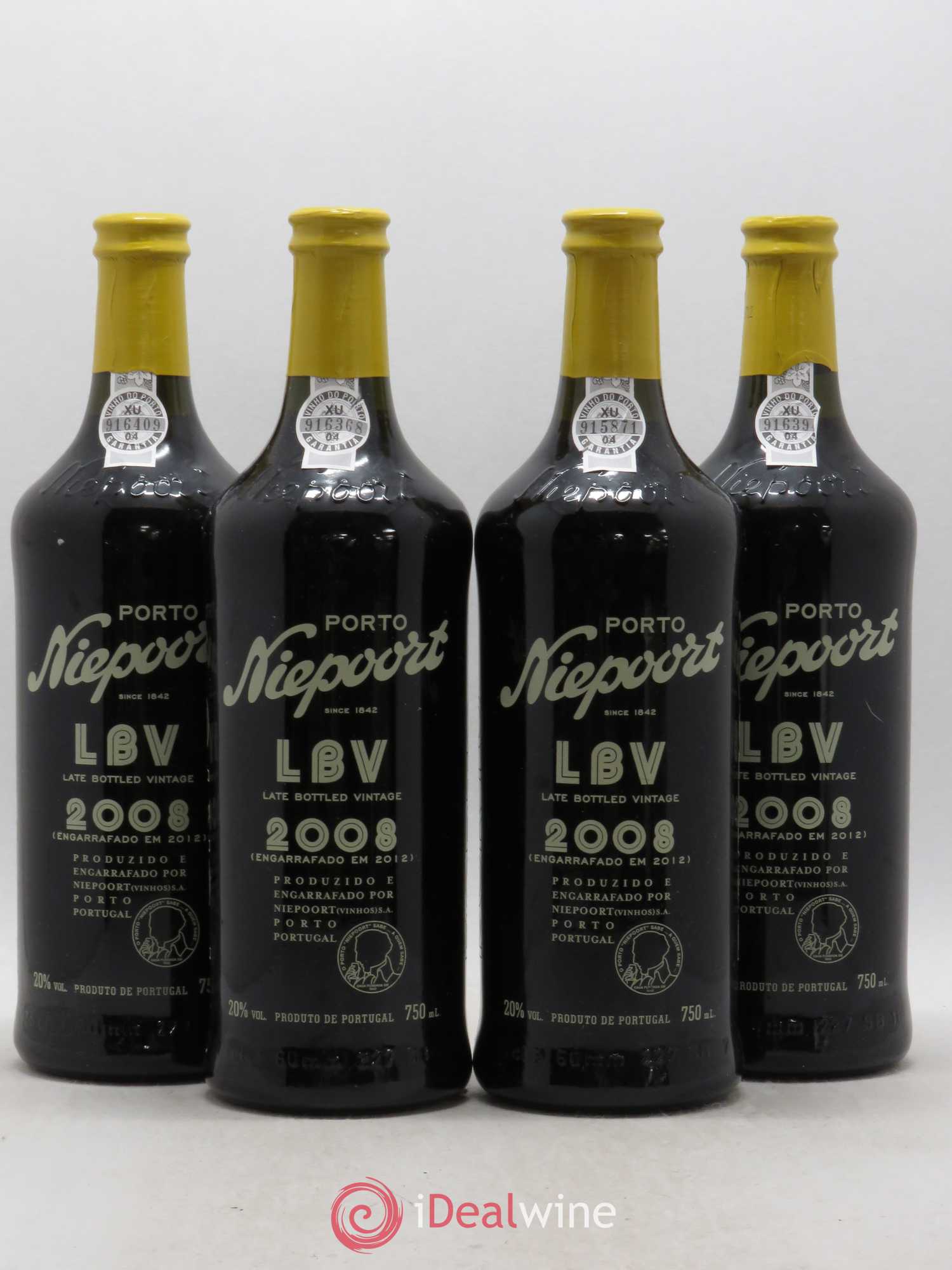 Porto Nieport LBV 2008 - Posten von 4 Flaschen - 0