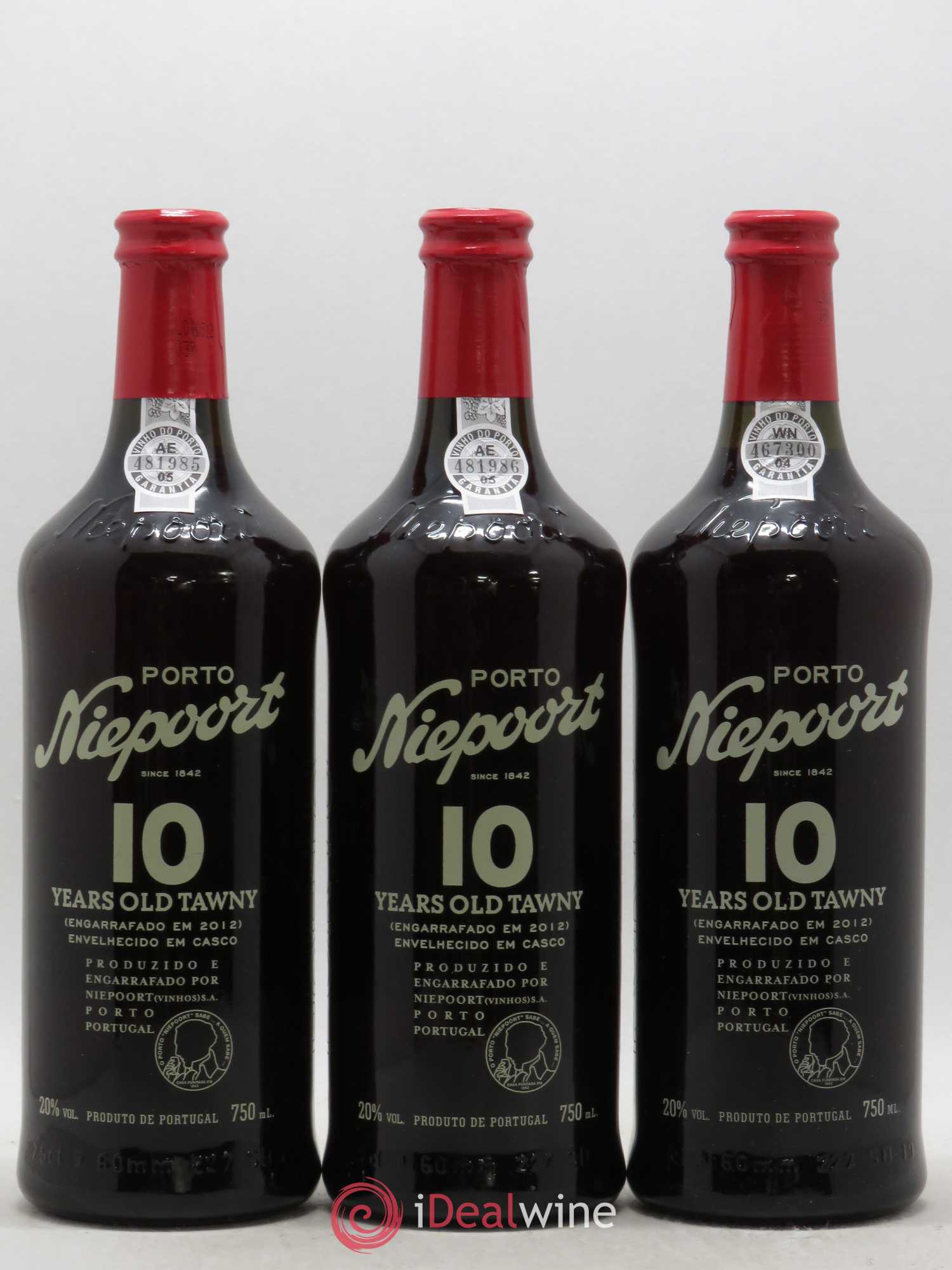 Porto Nieport Old Tawny 10 ans - Posten von 3 Flaschen - 0
