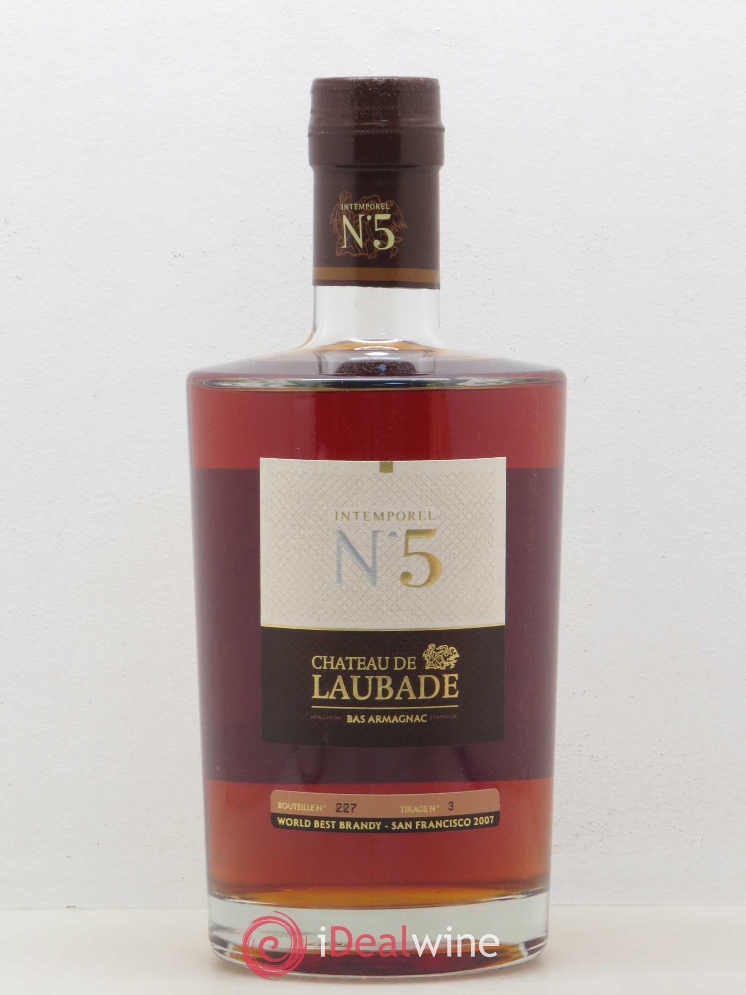 Bas-Armagnac Château de Laubade Intemporel numéro 5 - Posten von 1 Flasche - 0