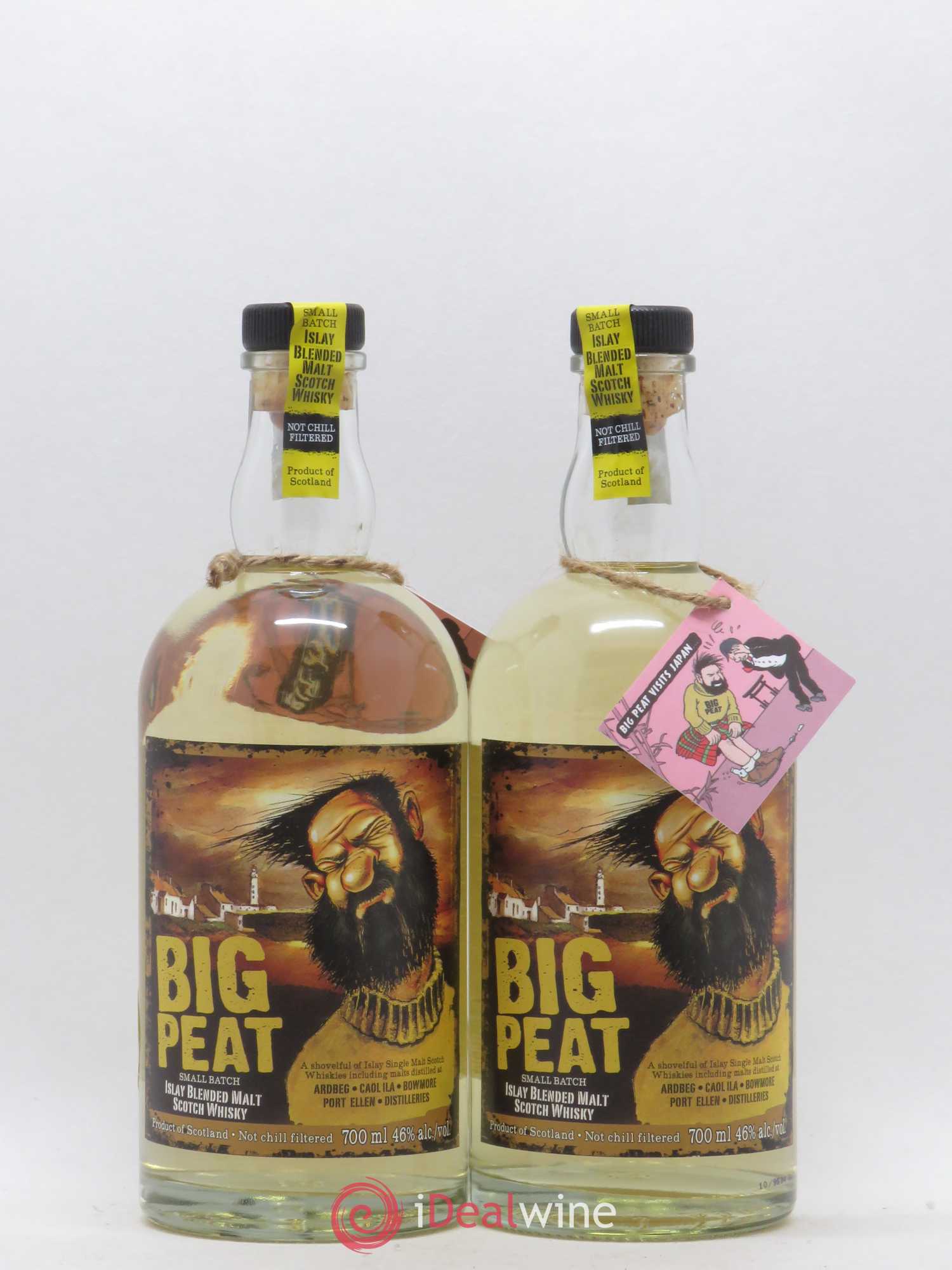 Whisky Big Peat Islay blended malt Scotch - Posten von 2 Flaschen - 0