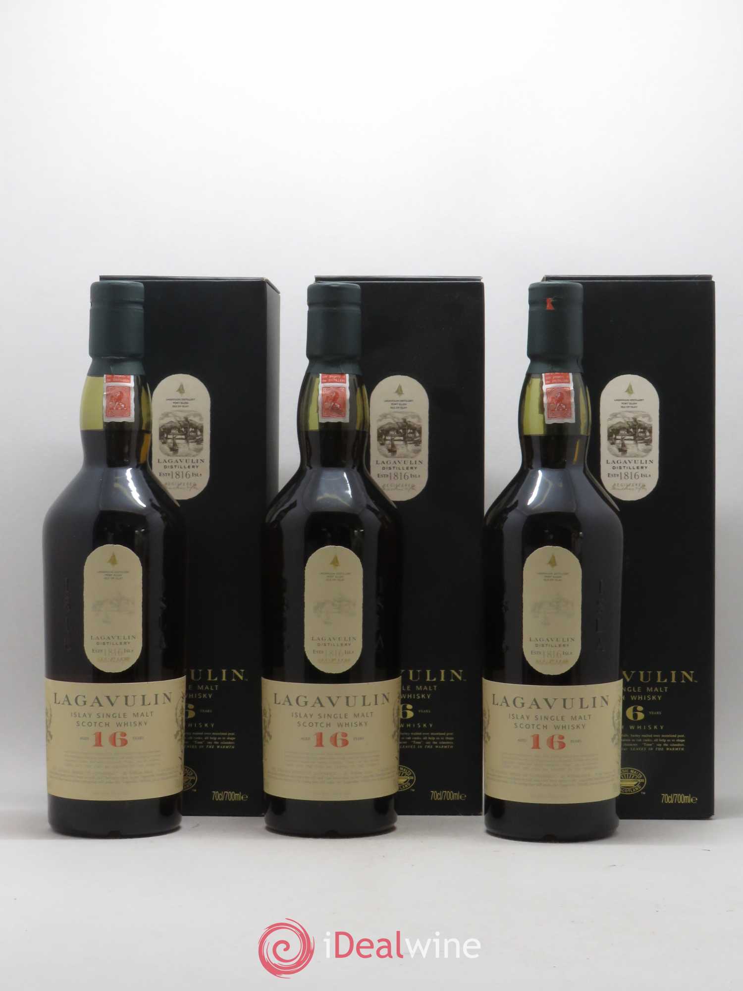 Whisky Lagavulin Islay Single Malt 16 ans - Lot de 3 bouteilles - 1