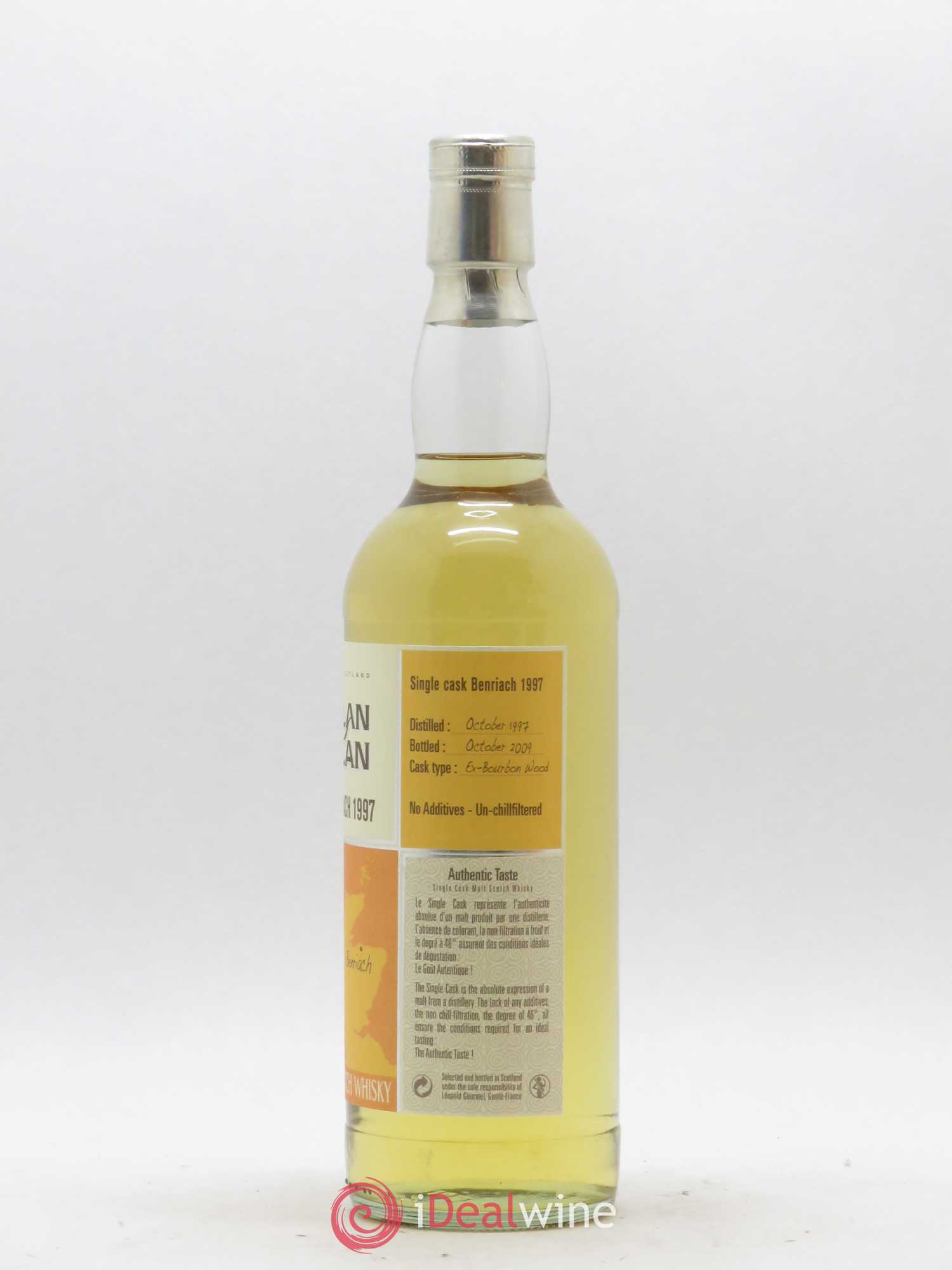 Whisky BENRIACH EILAN GILLAN Single Cask 1997 - Posten von 1 Flasche - 1