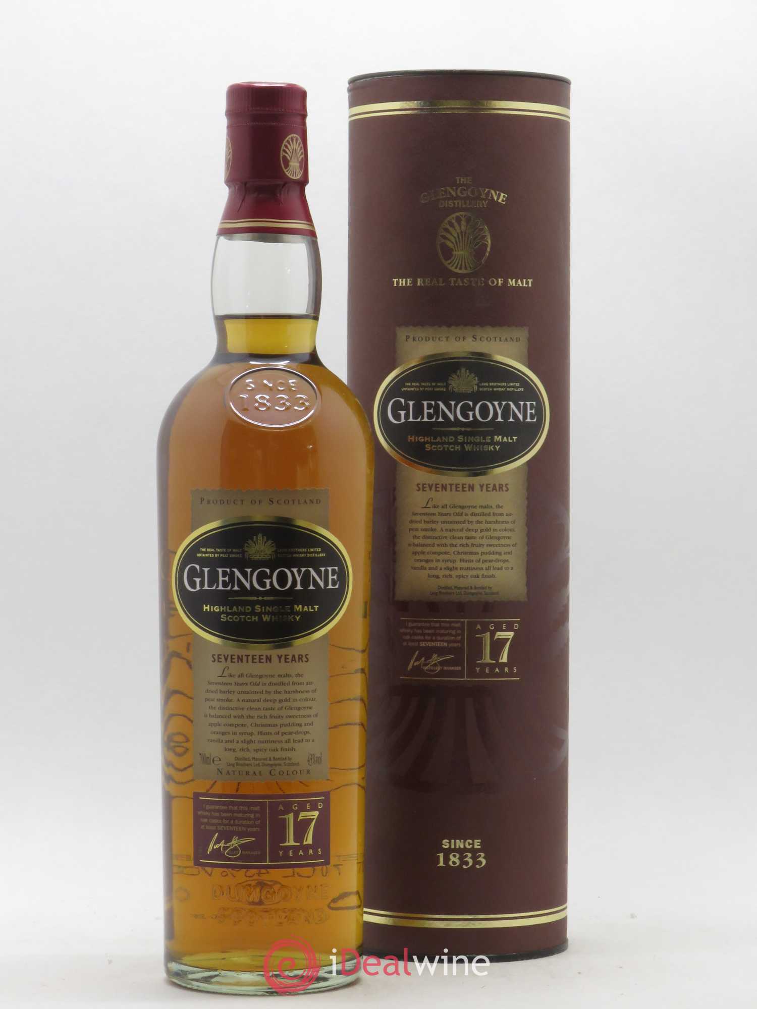 Whisky GLENGOYNE Single Malt 17 ans - Posten von 1 Flasche - 1