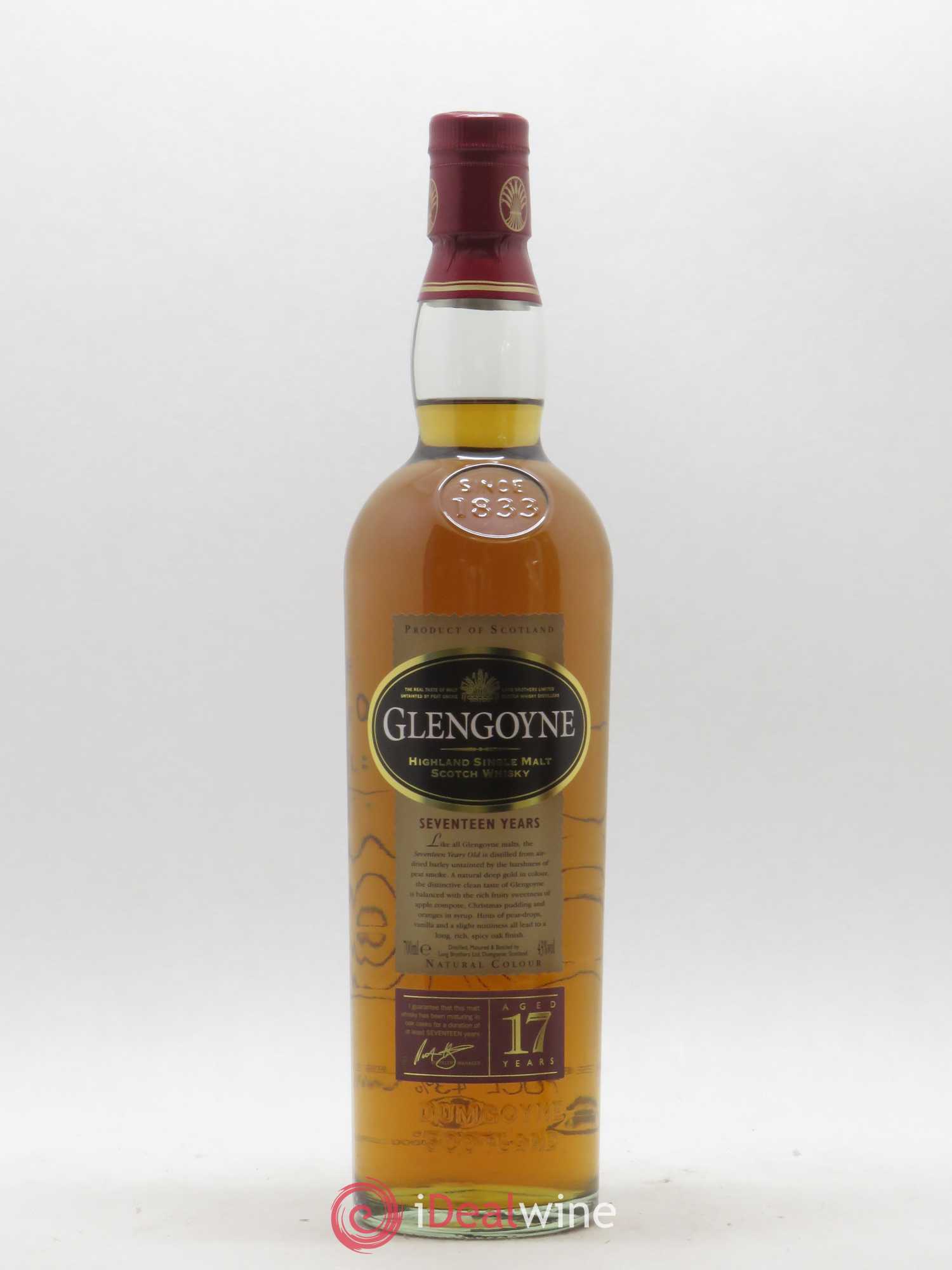 Whisky GLENGOYNE Single Malt 17 ans - Posten von 1 Flasche - 0