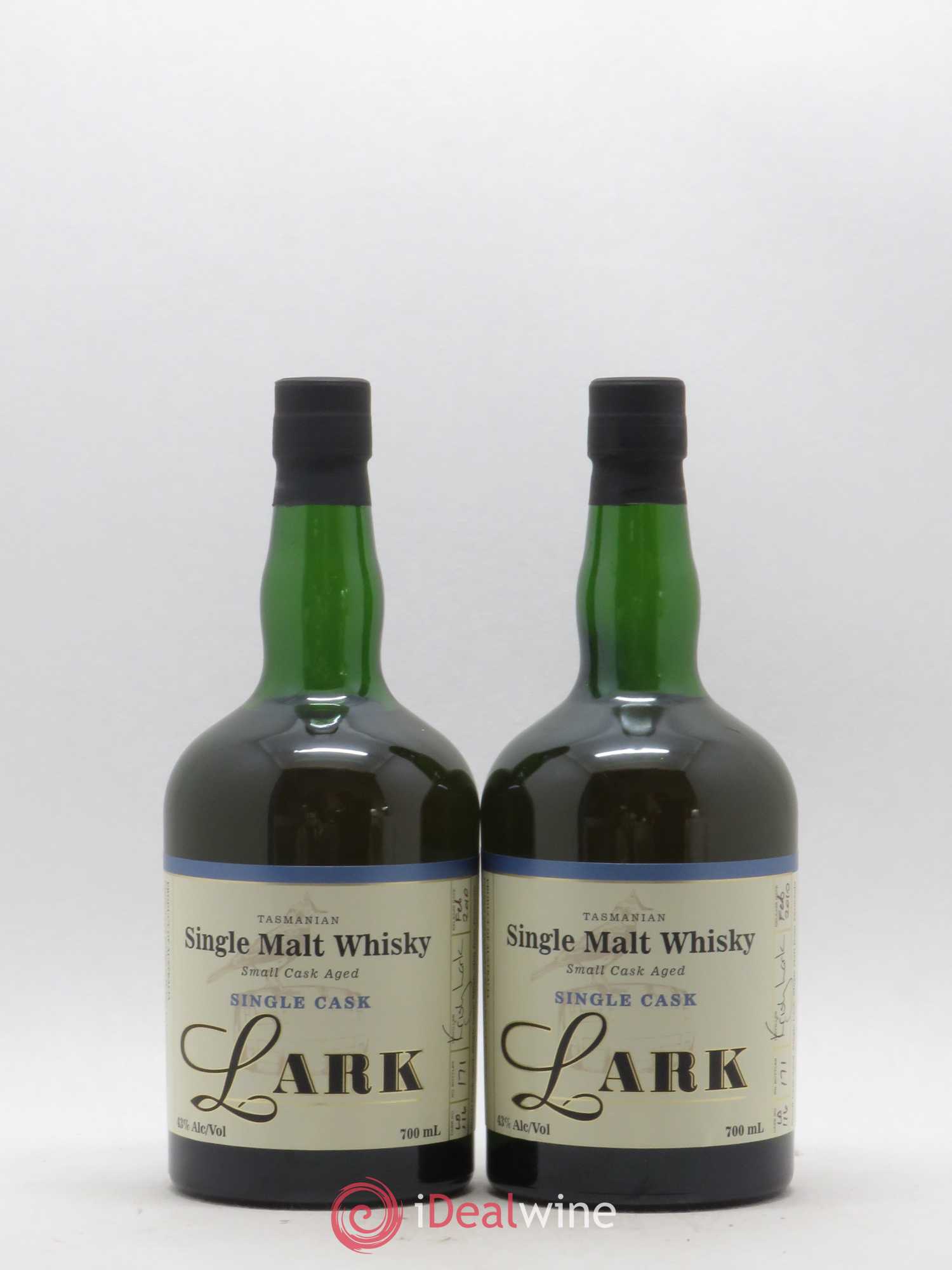 Whisky Lark Single Malt Whisky Tasmania Single Cask N°171 - Posten von 2 Flaschen - 0