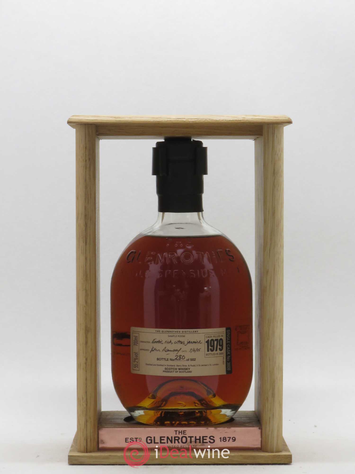 Whisky THE GLENROTHES Single Cask N°280 1979 - Posten von 1 Flasche - 1