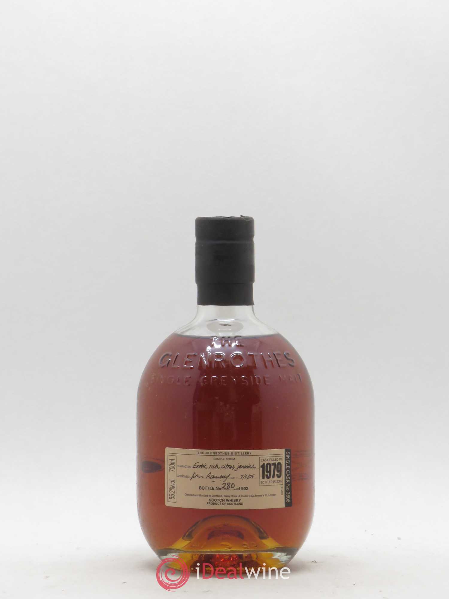 Whisky THE GLENROTHES Single Cask N°280 1979 - Posten von 1 Flasche - 0