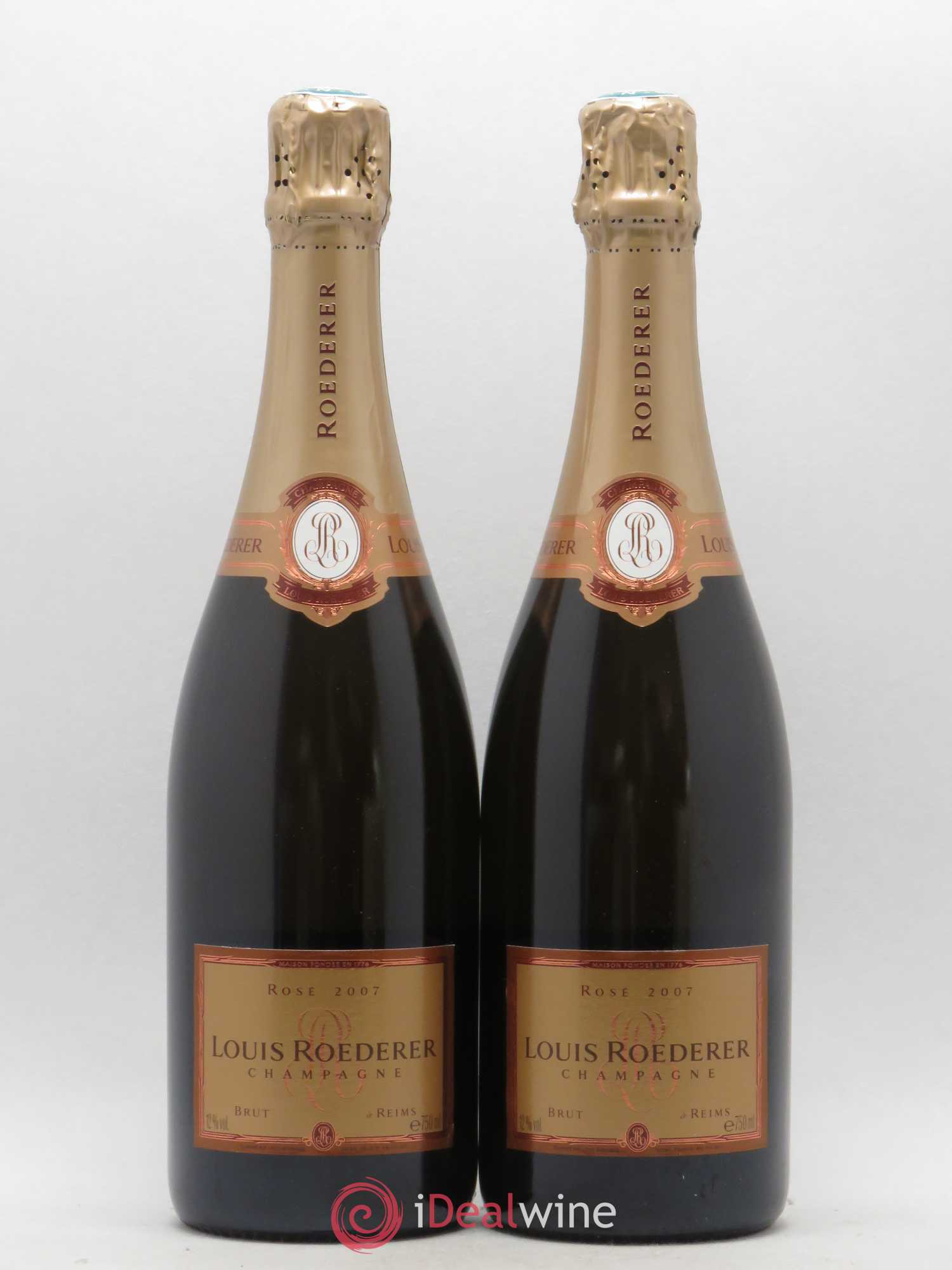 Rosé Brut Louis Roederer 2007 - Lot de 2 bouteilles - 0