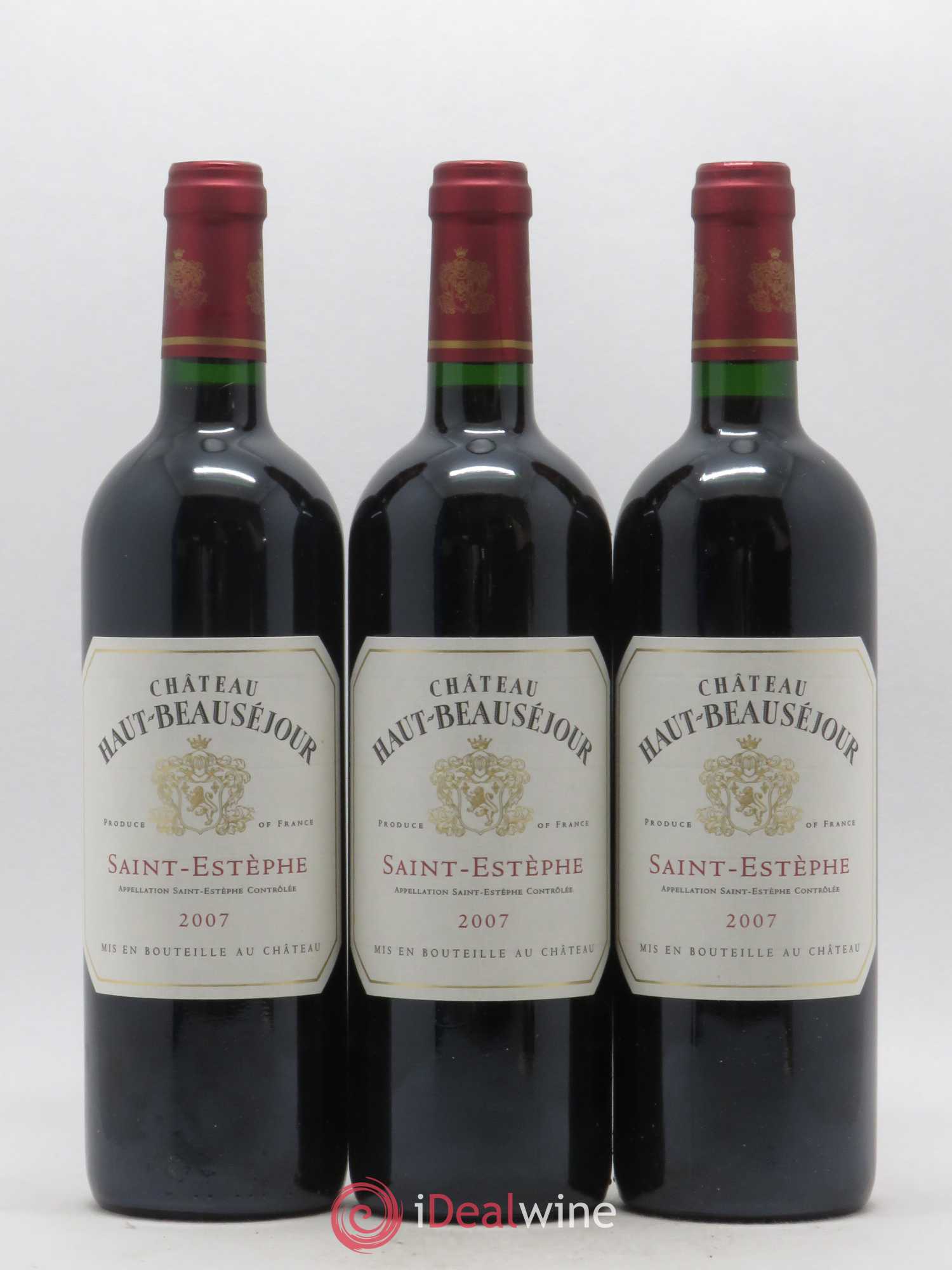 Château Haut Beauséjour Cru Bourgeois 2007 - Lot de 6 bouteilles - 1