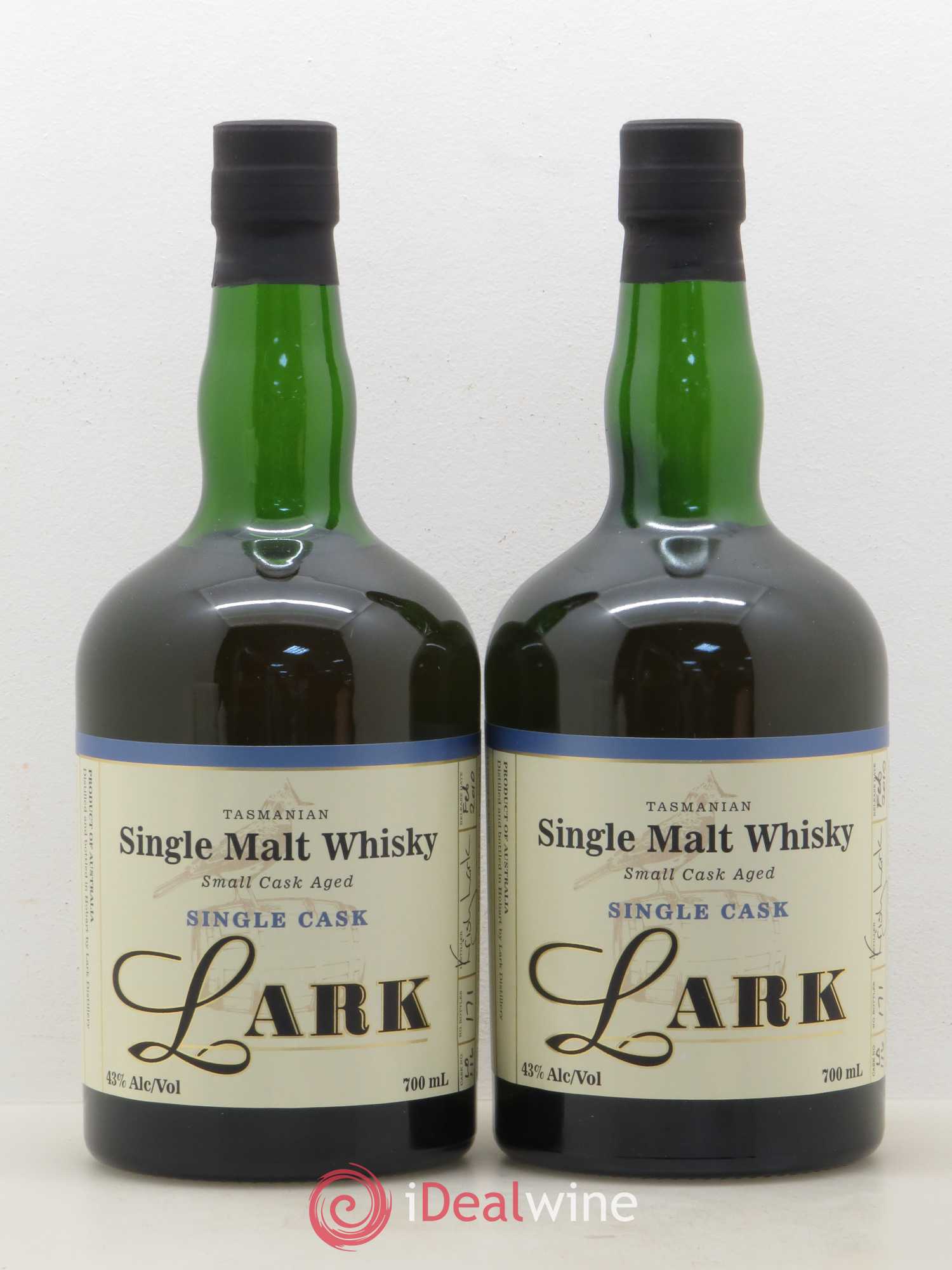 Whisky Lark Single cask - Posten von 2 Flaschen - 0