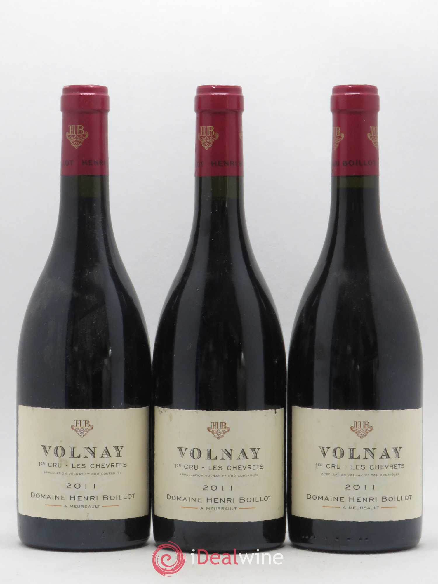 Volnay 1er Cru Les Chevrets Henri Boillot (Domaine) 2011 - Lot de 3 bouteilles - 0