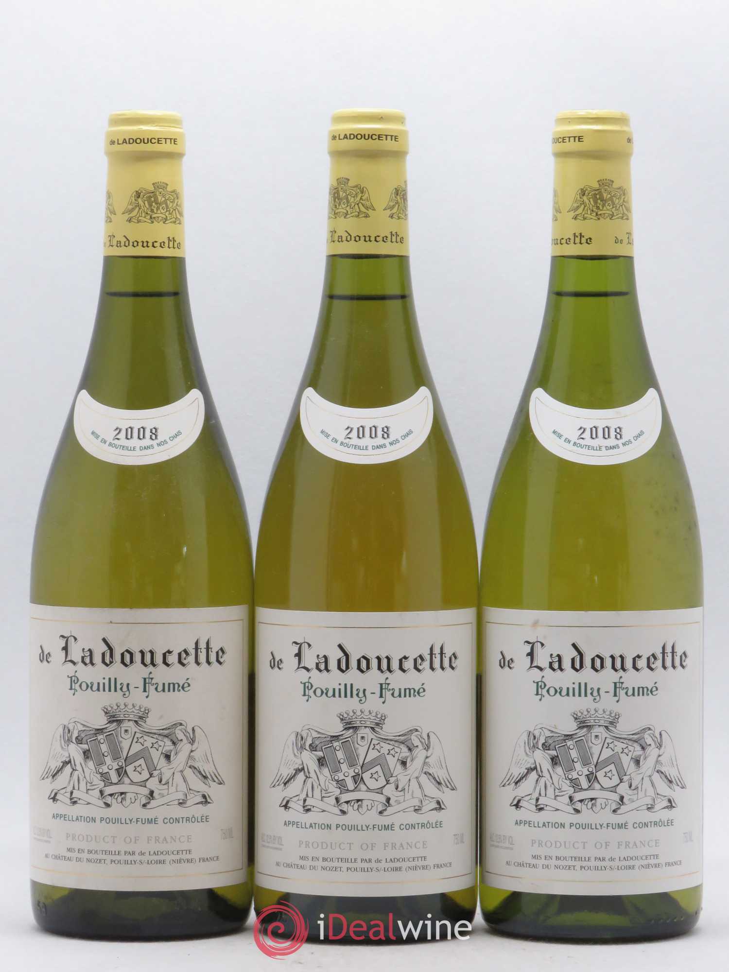 Pouilly-Fumé Patrick de Ladoucette 2008 - Lot de 3 bouteilles - 0