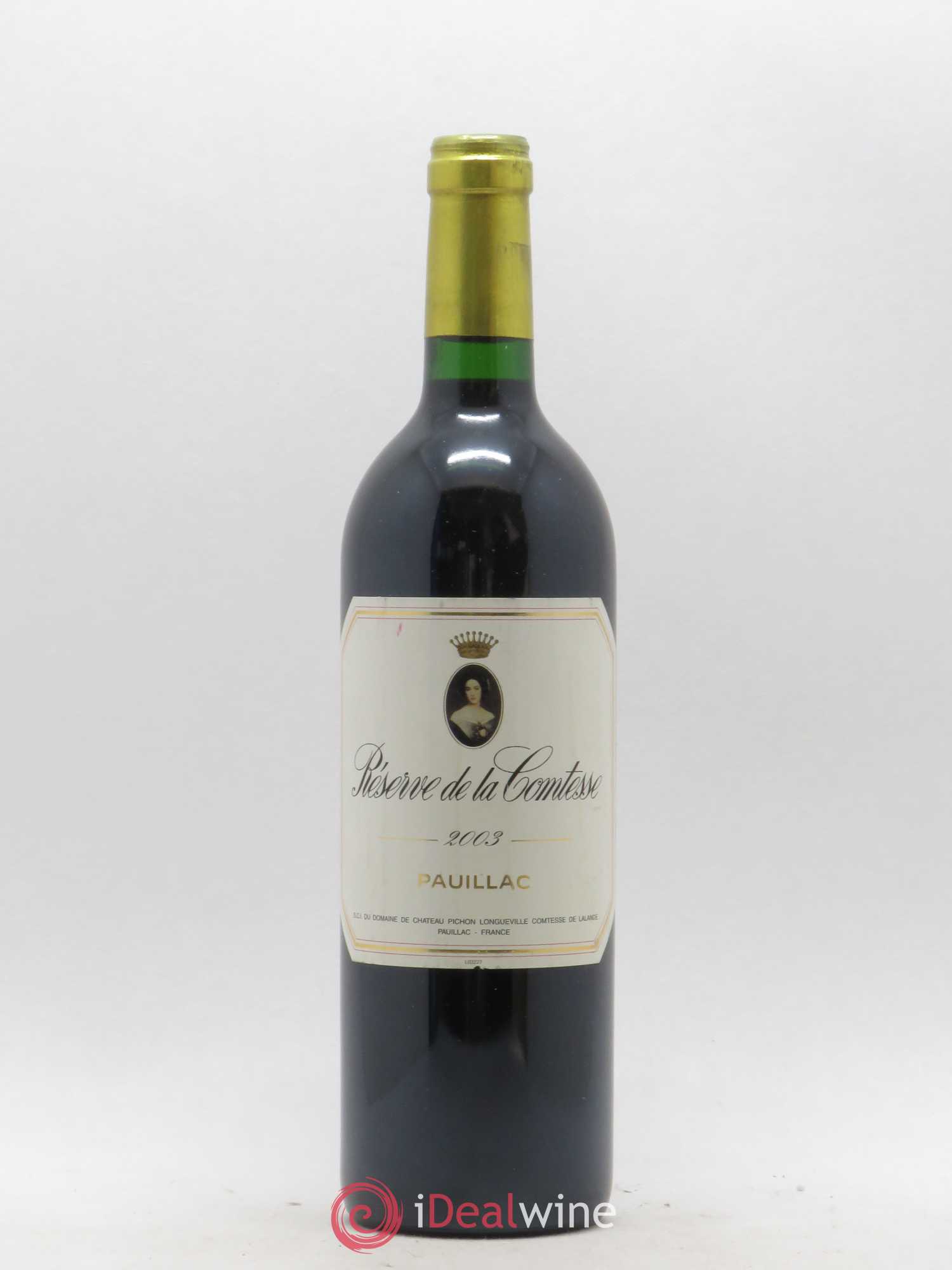 Réserve de la Comtesse Second Vin 2003 - Lot de 1 bouteille - 0