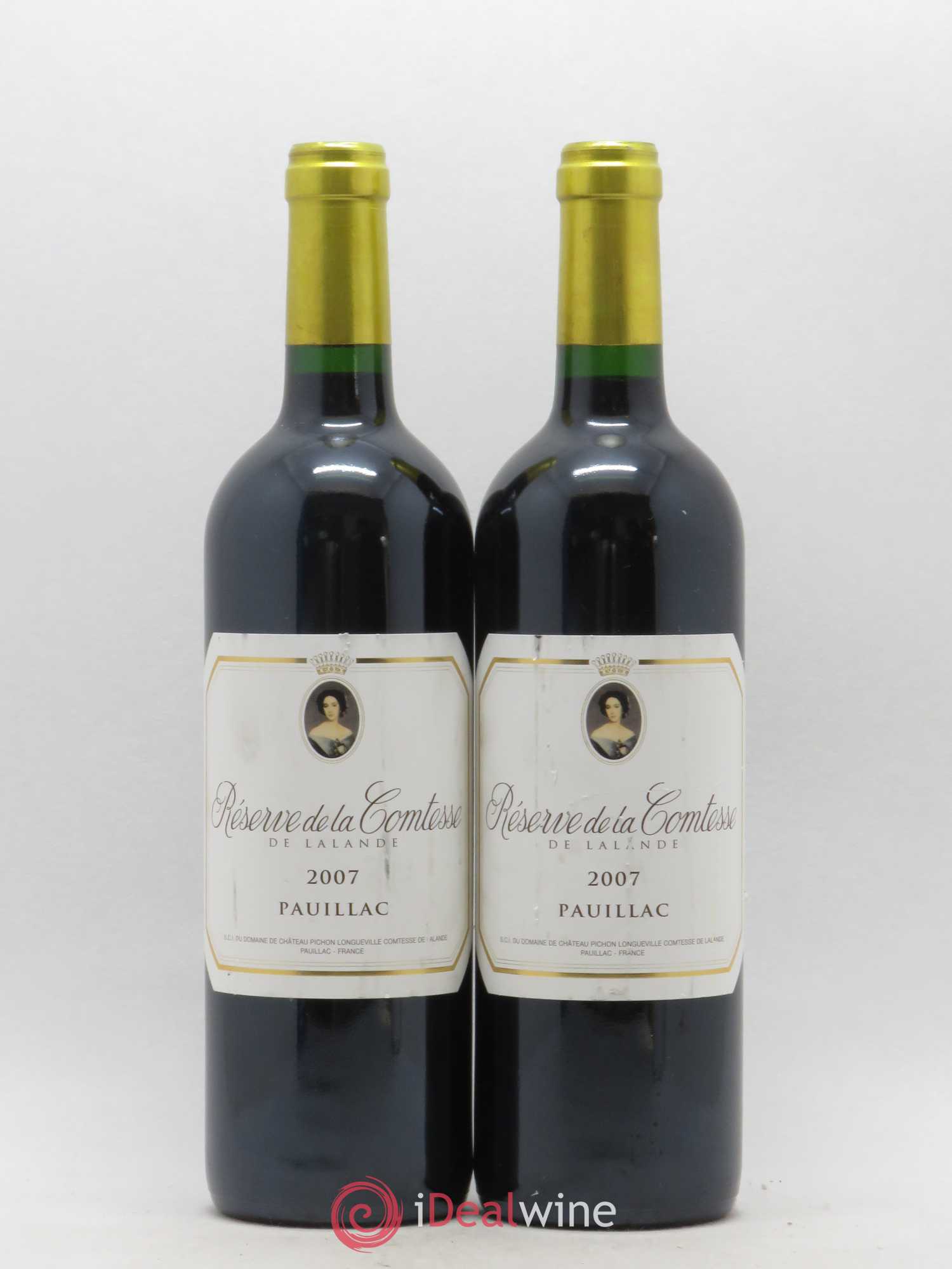 Réserve de la Comtesse Second Vin 2007 - Lot de 2 bouteilles - 0