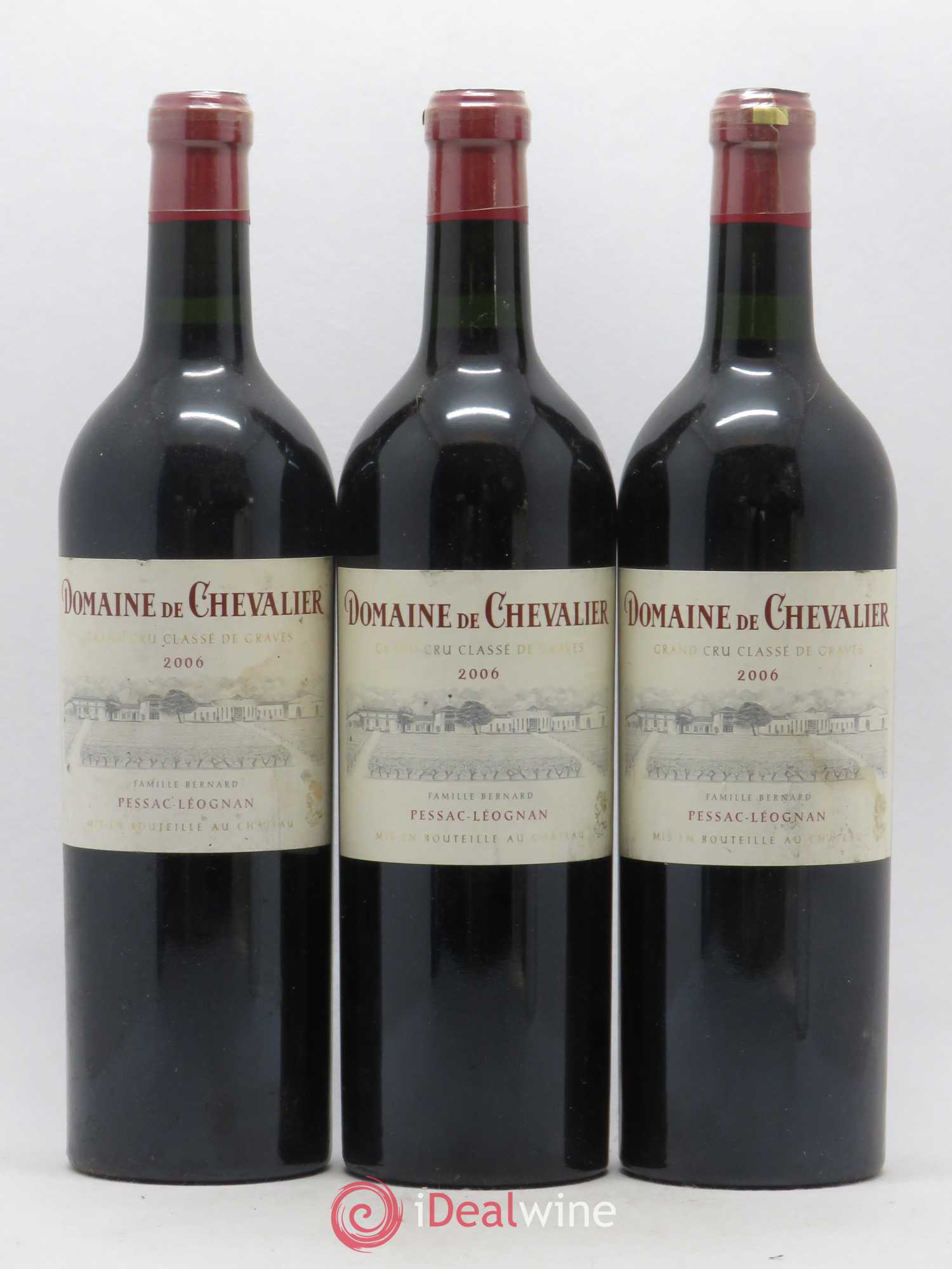 Domaine de Chevalier Cru Classé de Graves 2006 - Lot de 3 bouteilles - 0
