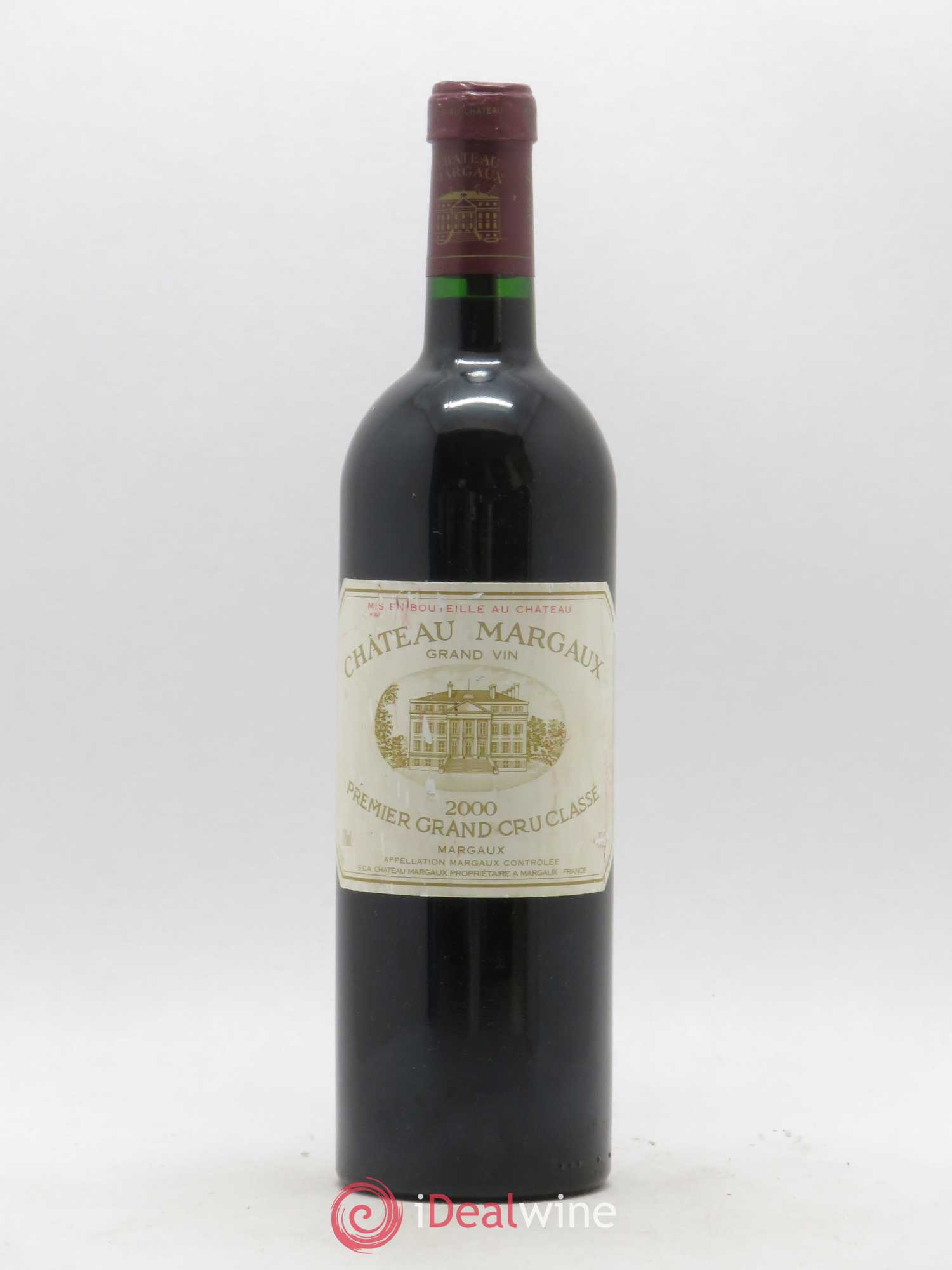 Château Margaux 1er Grand Cru Classé 2000 - Lot de 1 bouteille - 0