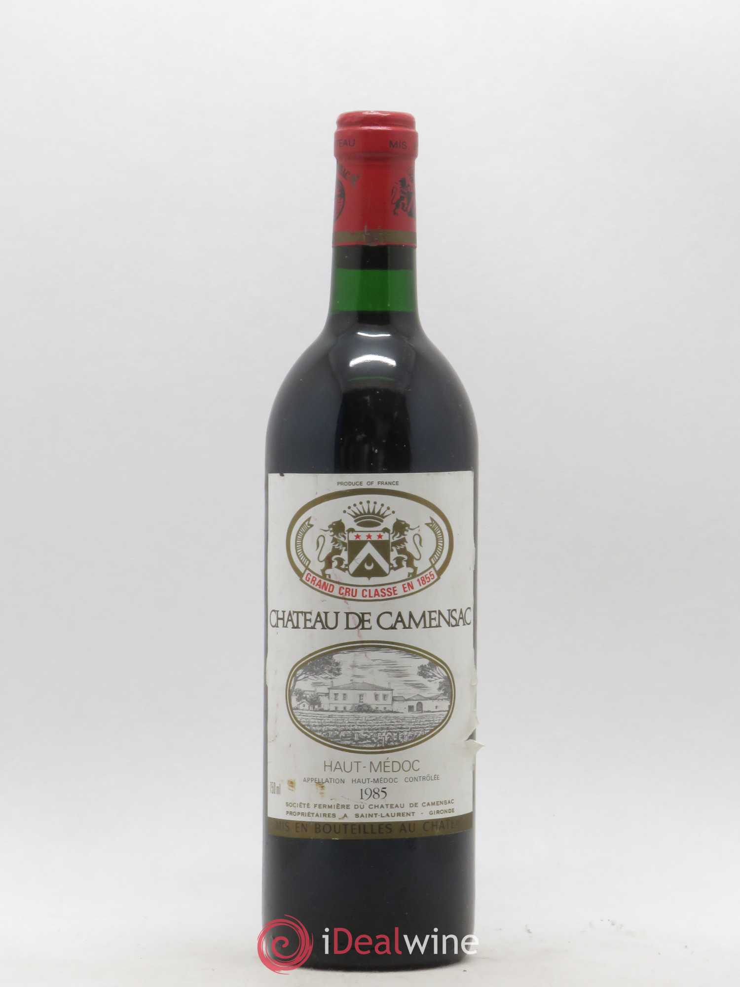 Château Camensac 5ème Grand Cru Classé 1985 - Lot de 1 bouteille - 0
