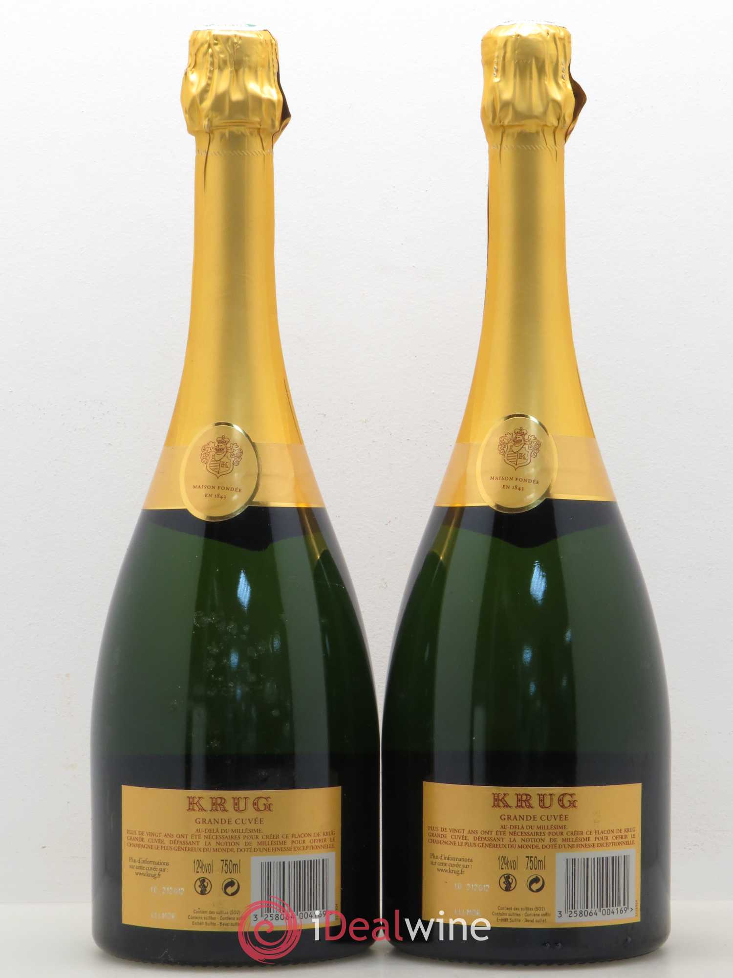 Grande Cuvée Brut Krug - Lot de 2 bouteilles - 1