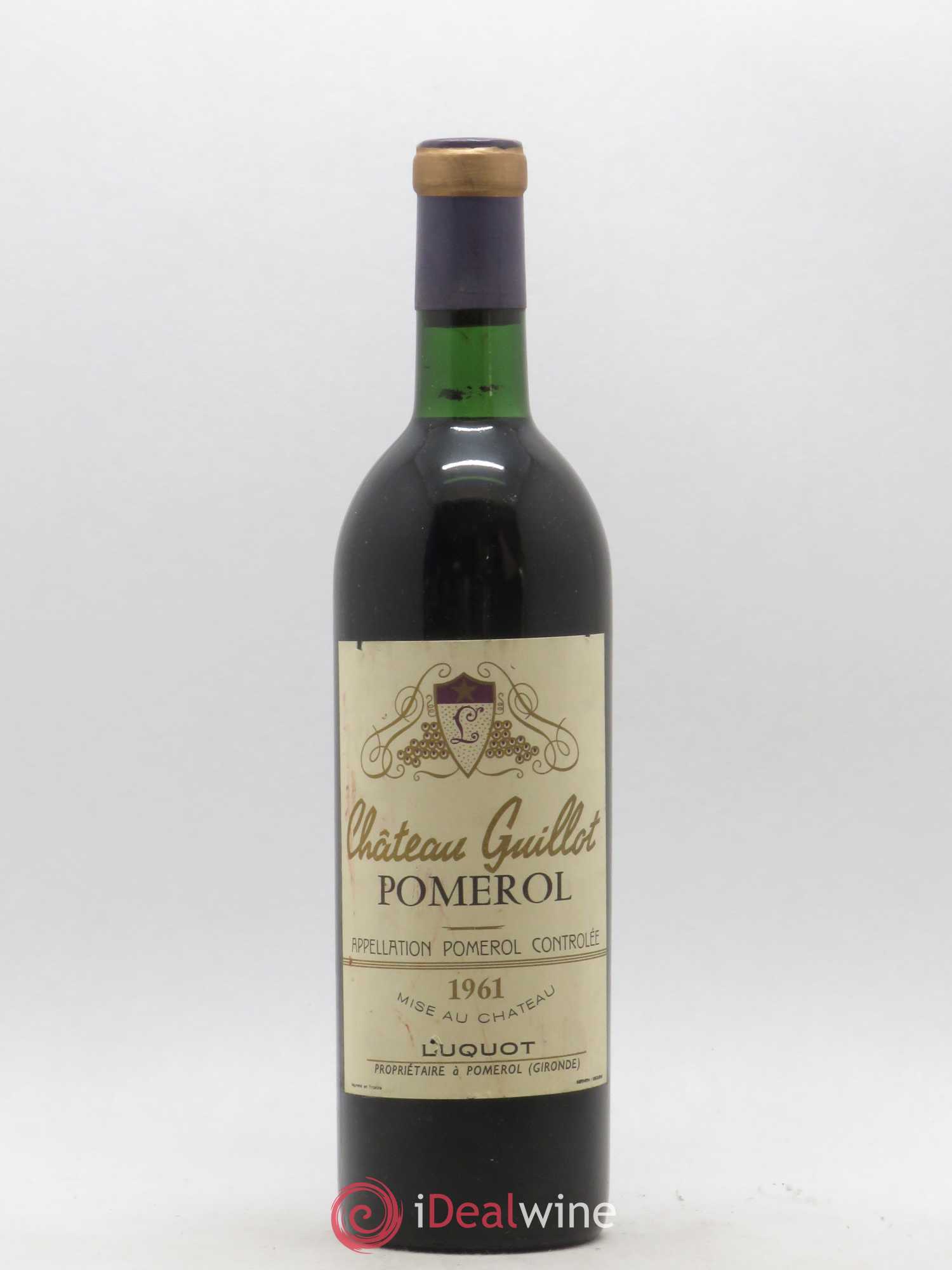 Château Guillot 1961 - Lot de 1 bouteille - 0