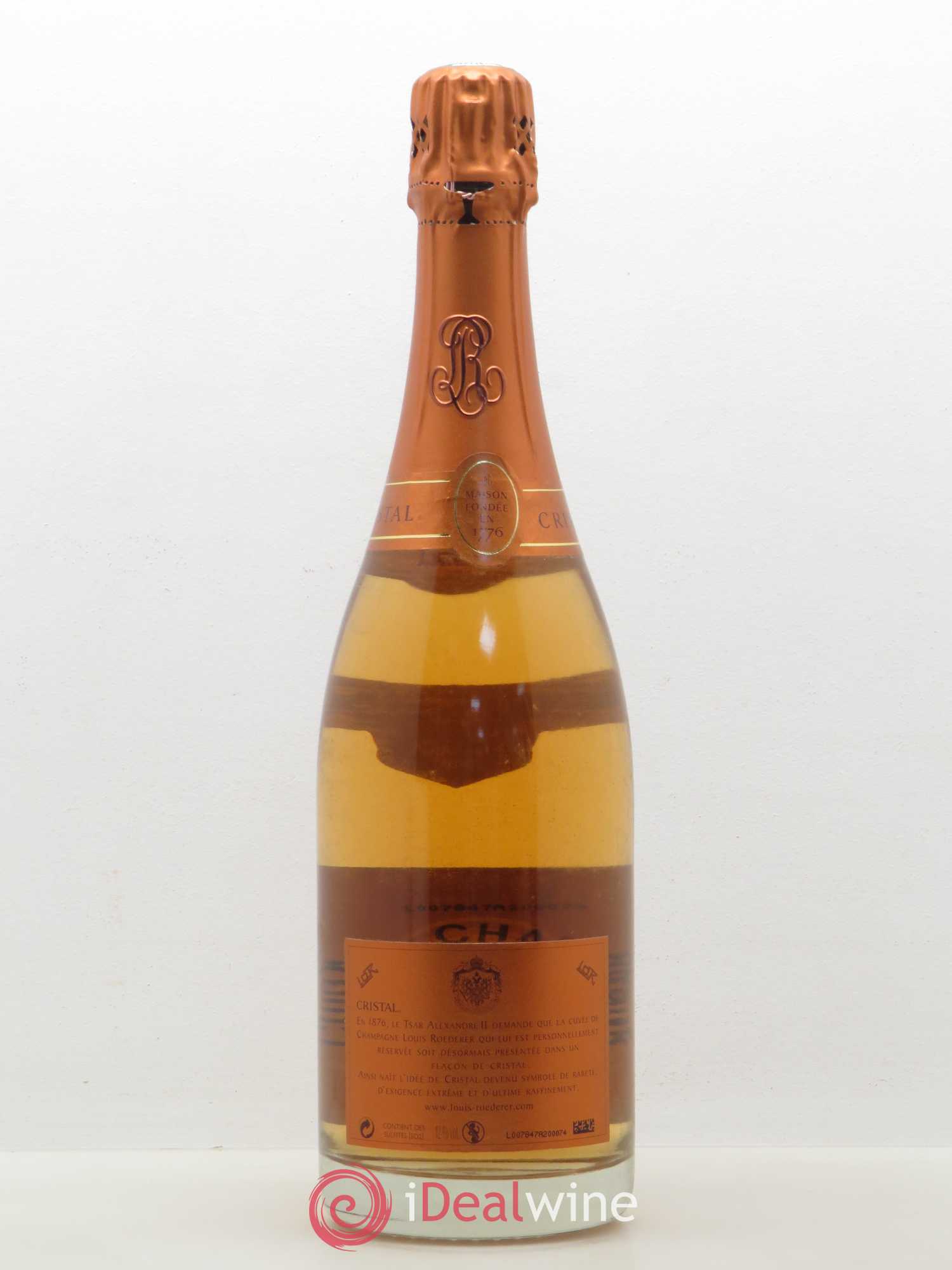 Cristal Louis Roederer 2002 - Lot de 1 bouteille - 1