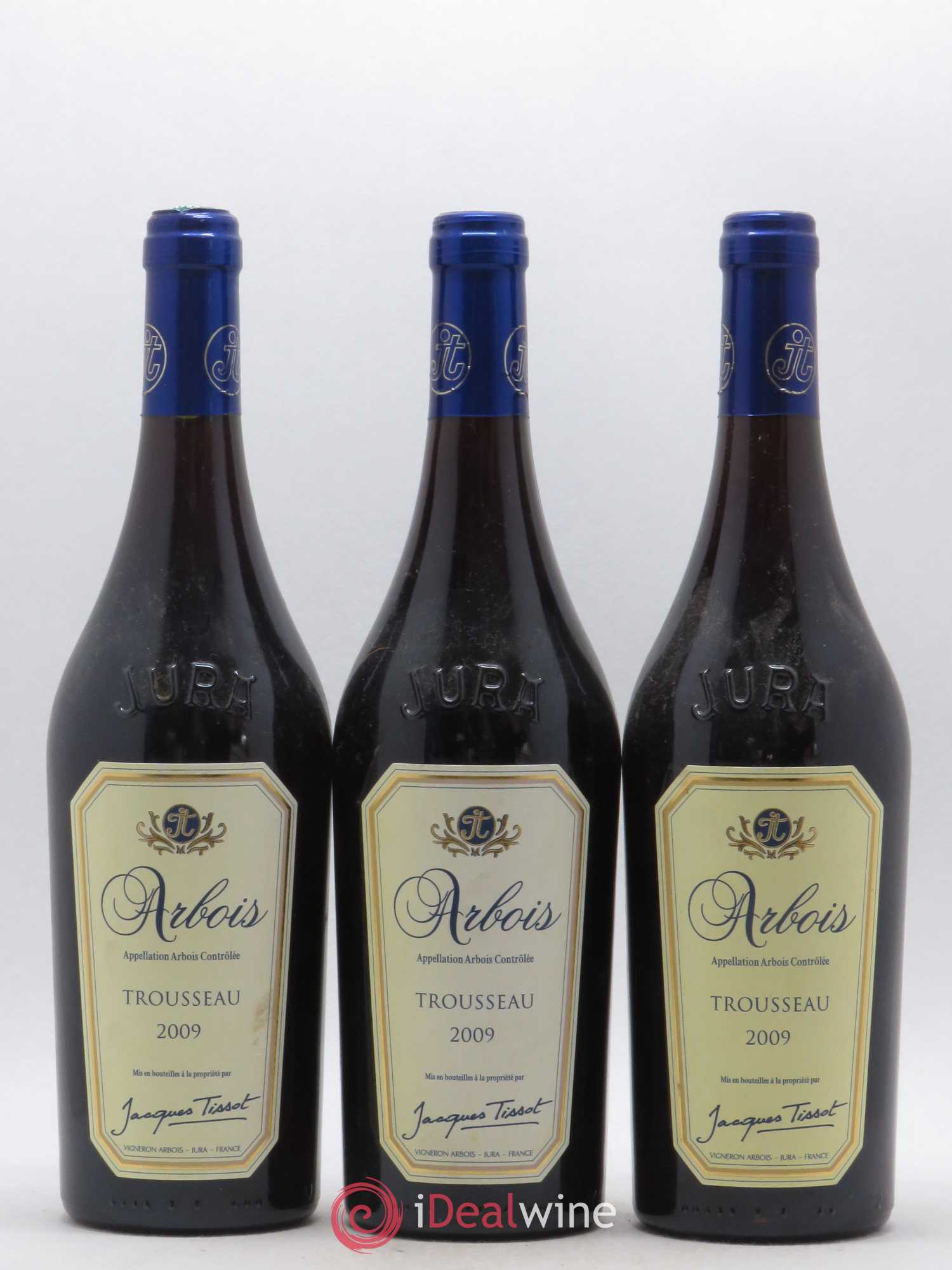Arbois Trousseau Jacques Tissot 2009 - Posten von 3 Flaschen - 0