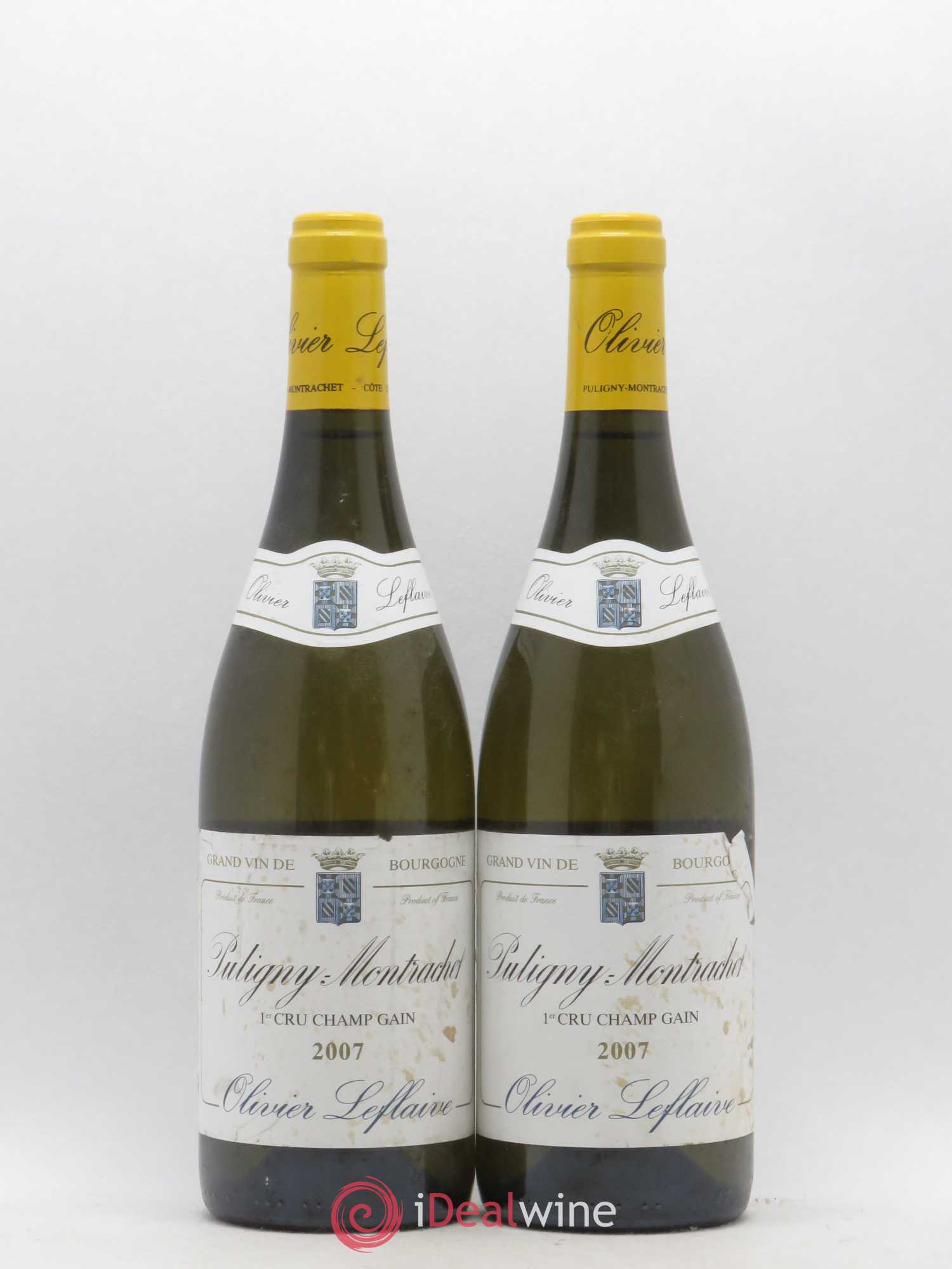Puligny-Montrachet 1er Cru Champ Gain Olivier Leflaive 2007 - Posten von 2 Flaschen - 0