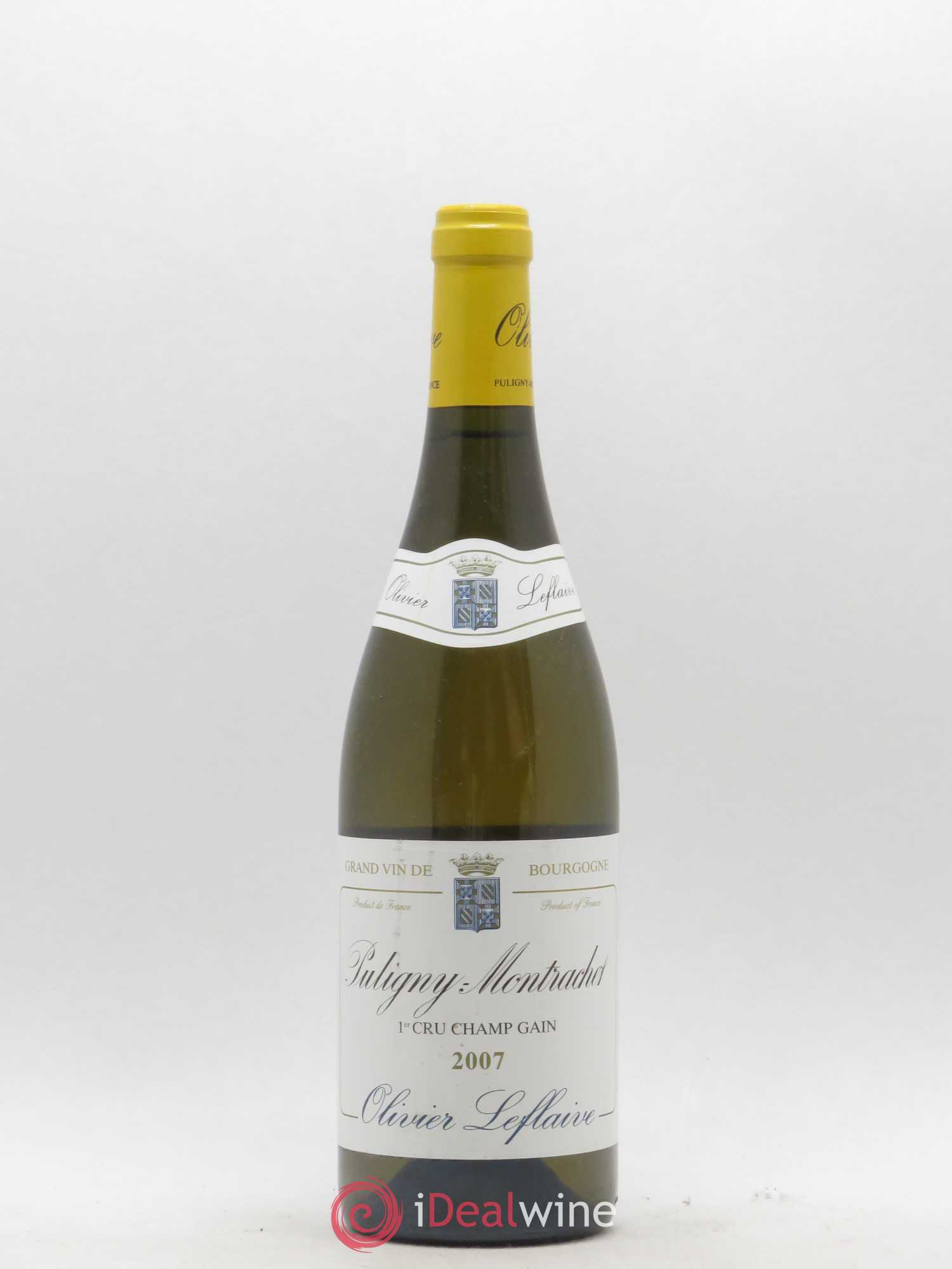 Puligny-Montrachet 1er Cru Champ Gain Olivier Leflaive 2007 - Posten von 1 Flasche - 0