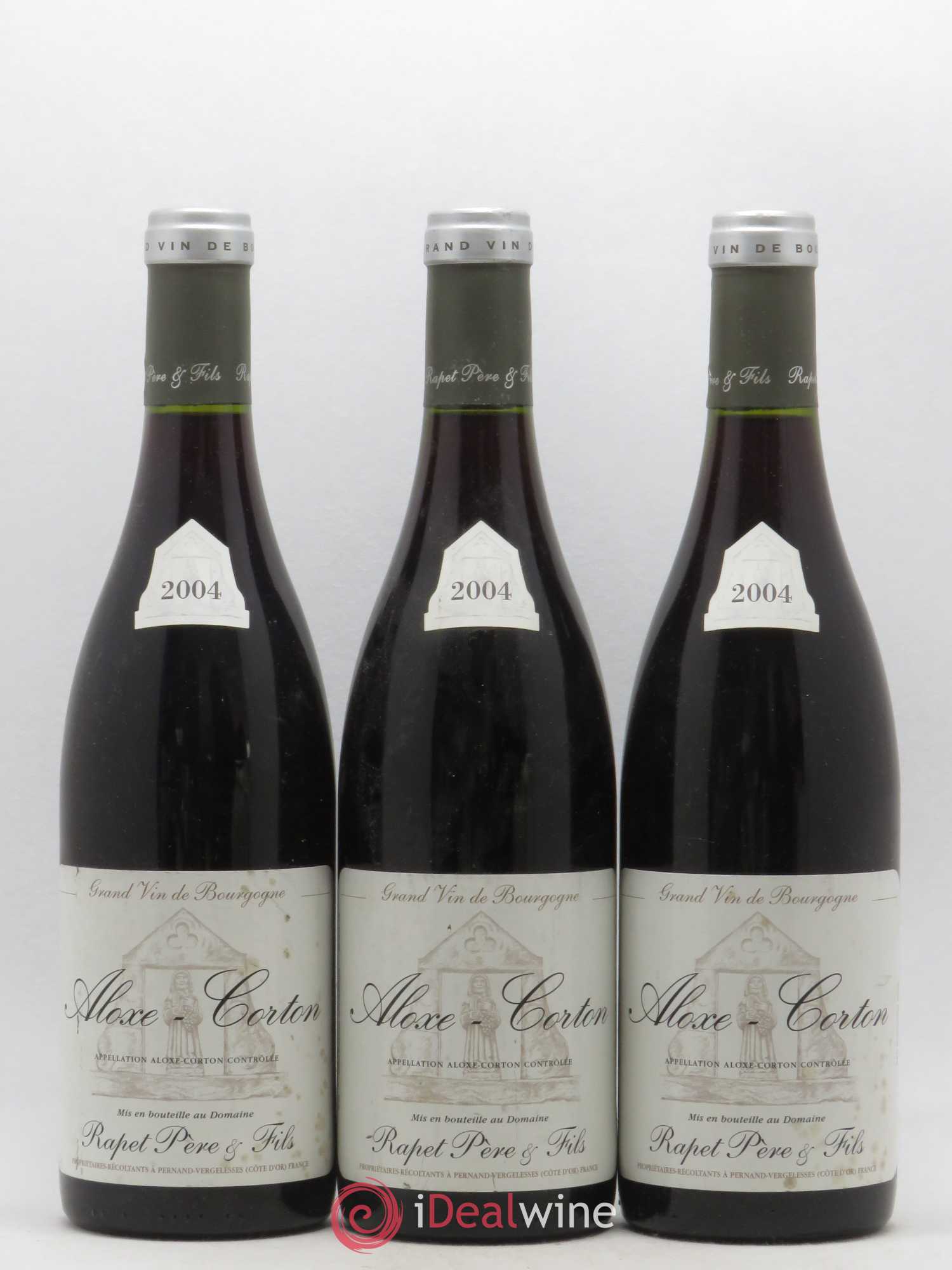 Aloxe-Corton Rapet Père et Fils 2004 - Posten von 3 Flaschen - 0