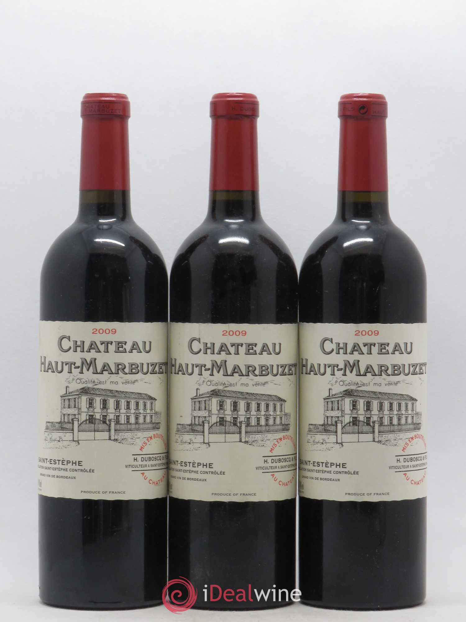 Château Haut Marbuzet 2009 - Lot de 3 bouteilles - 0