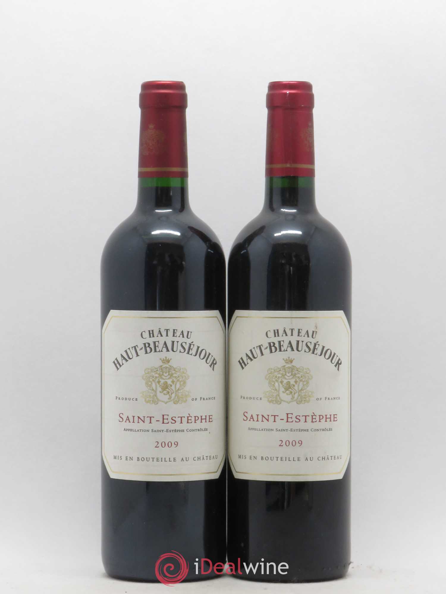 Château Haut Beauséjour Cru Bourgeois 2009 - Lot de 2 bouteilles - 0