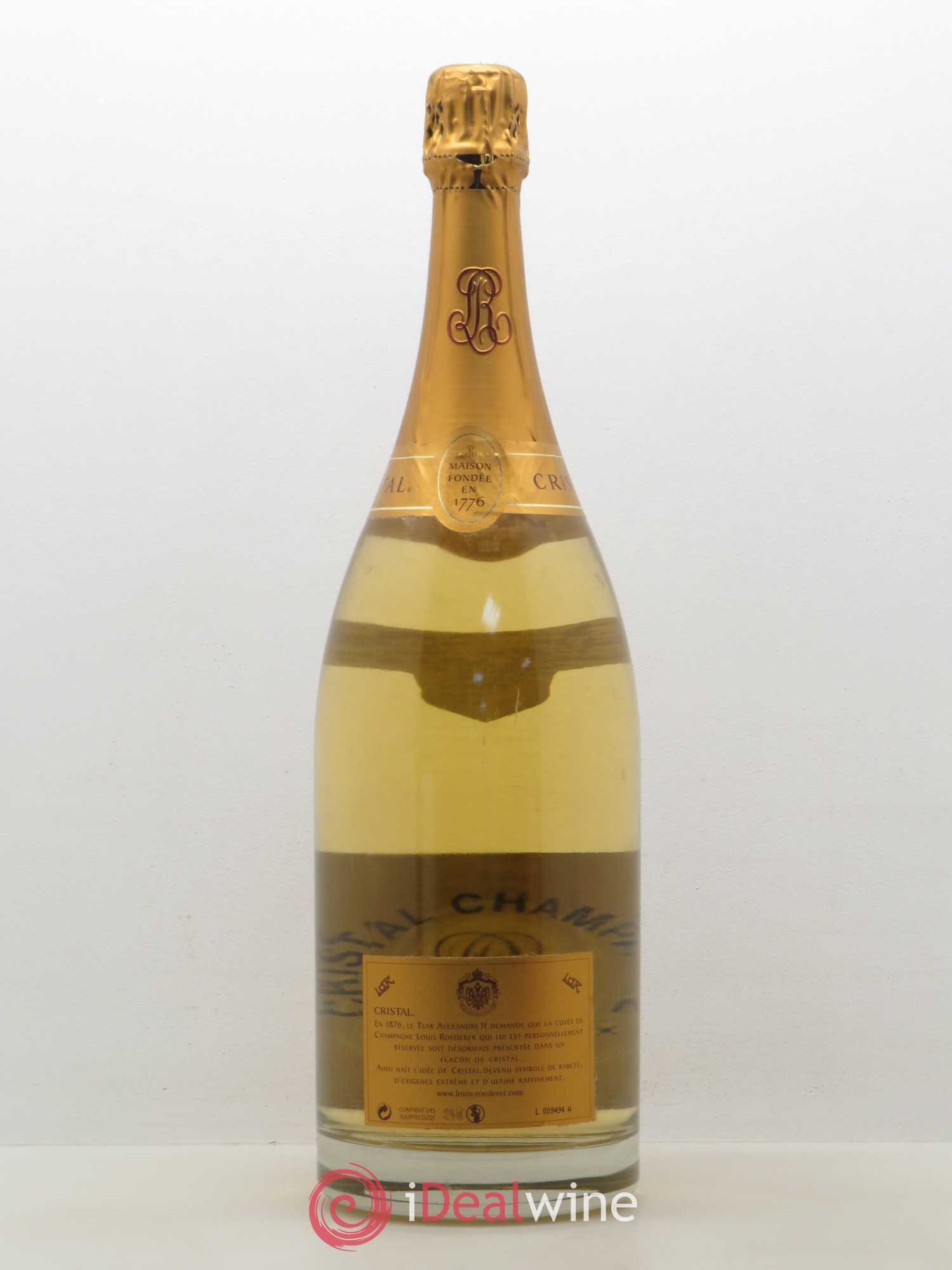 Cristal Louis Roederer 2005 - Lot de 1 magnum - 1